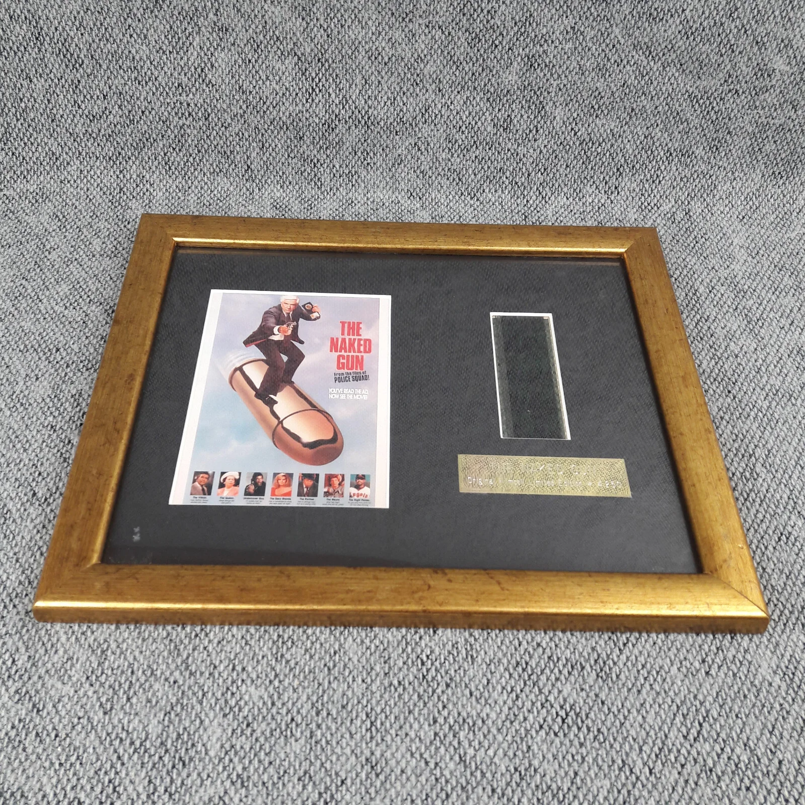 The Naked Gun Filmcell Film Cell With COA Genuine Original Framed Certificate, изображение 2