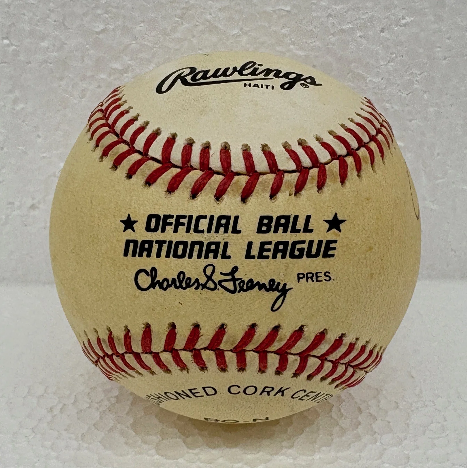 Robert Redford — Vtg Robert Redford Signed Official Charles Feeney MLB Baseball - The Natural, image 4