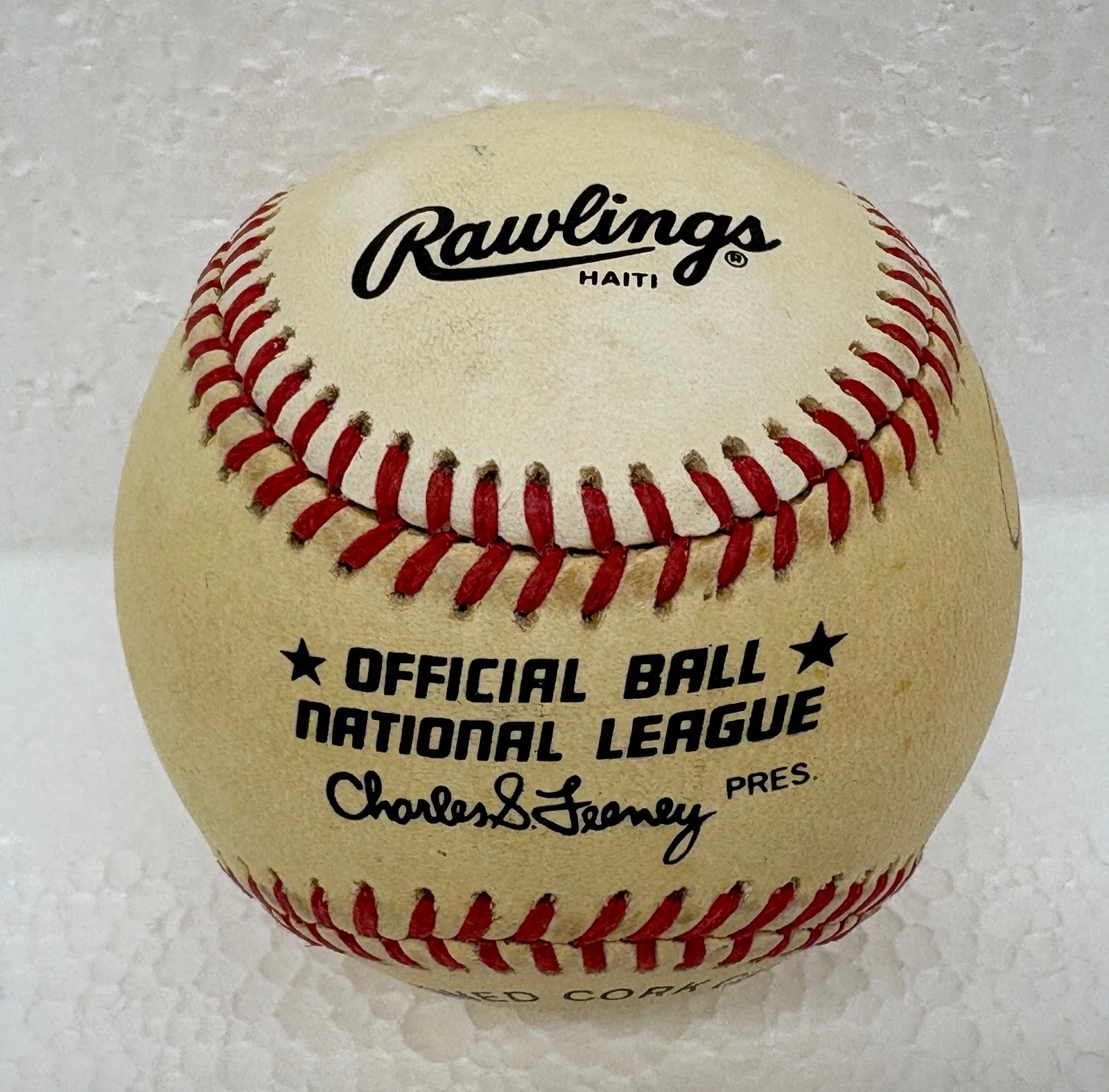 Robert Redford — Vtg Robert Redford Signed Official Charles Feeney MLB Baseball - The Natural, image 5