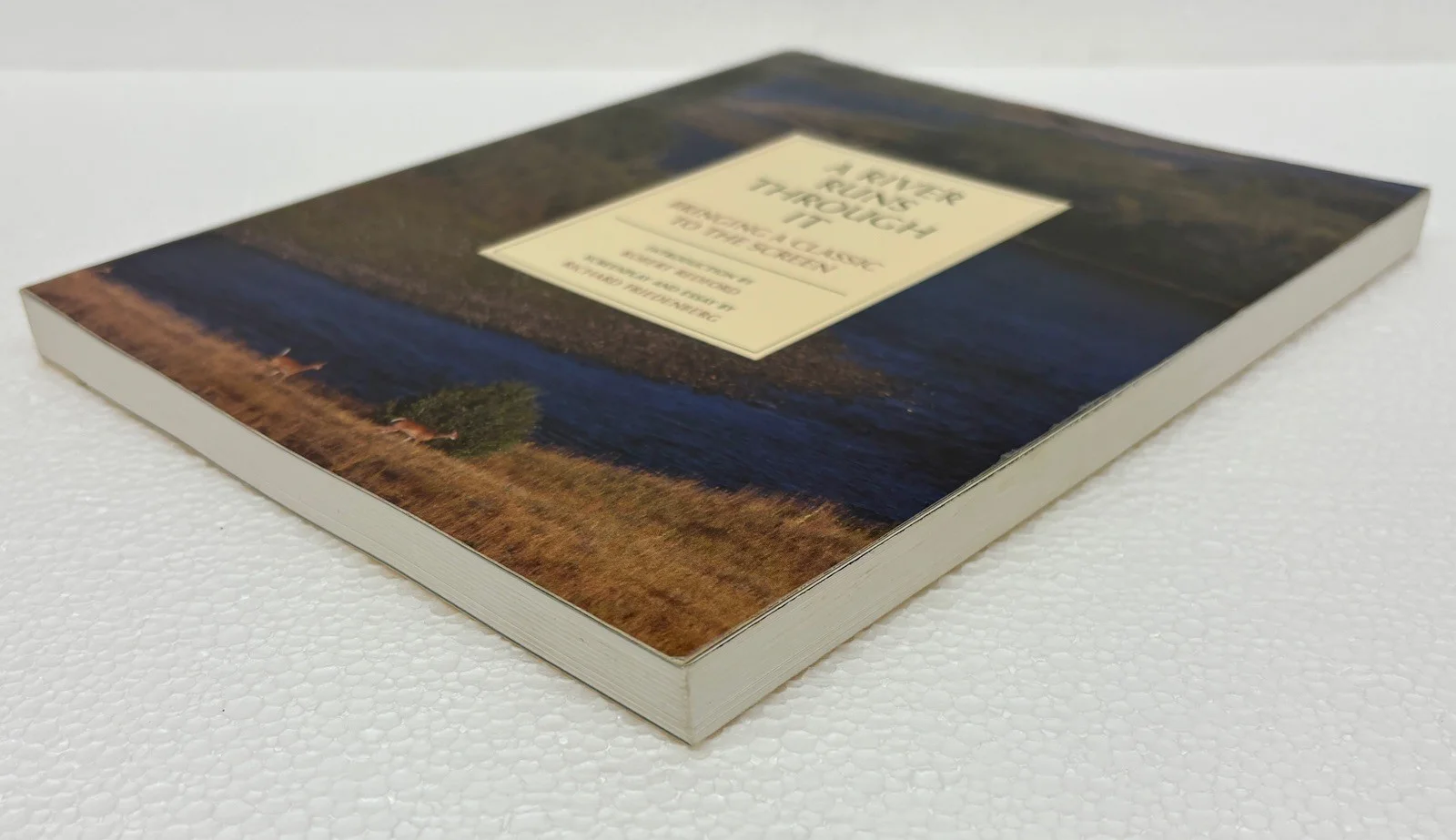 Robert Redford — Robert Redford Signed 1992 A River Runs Through It Book (Brad Pitt) PSA/DNA COA, image 5