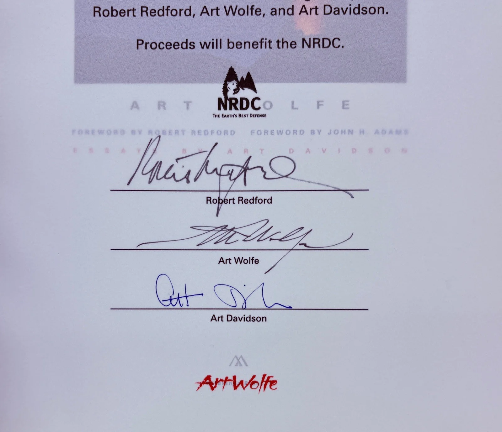 Robert Redford — Robert Redford Signed Edge of the Earth (w/ Wolf & Davidson Auto) - Limited 100, image 4