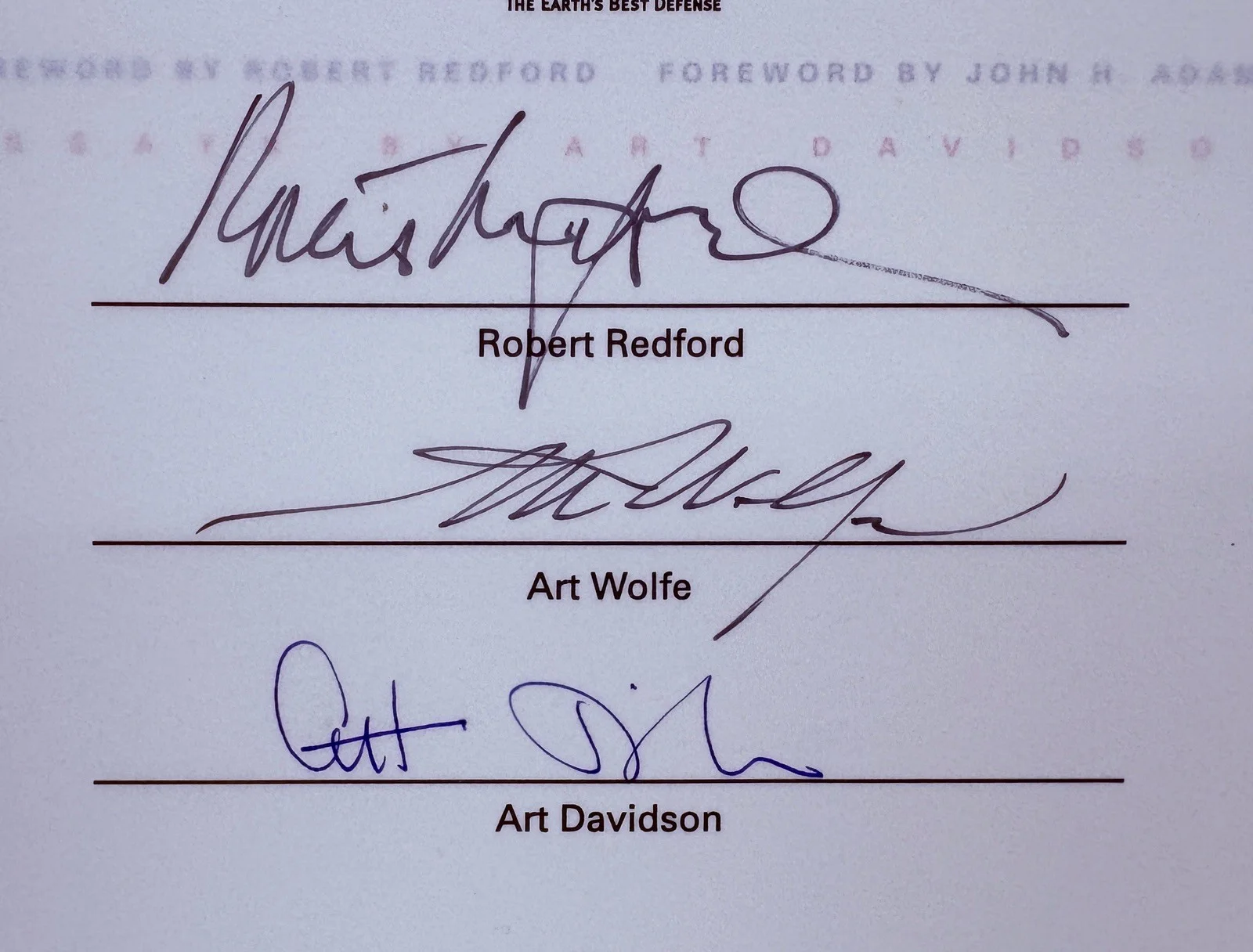Robert Redford — Robert Redford Signed Edge of the Earth (w/ Wolf & Davidson Auto) - Limited 100, image 5