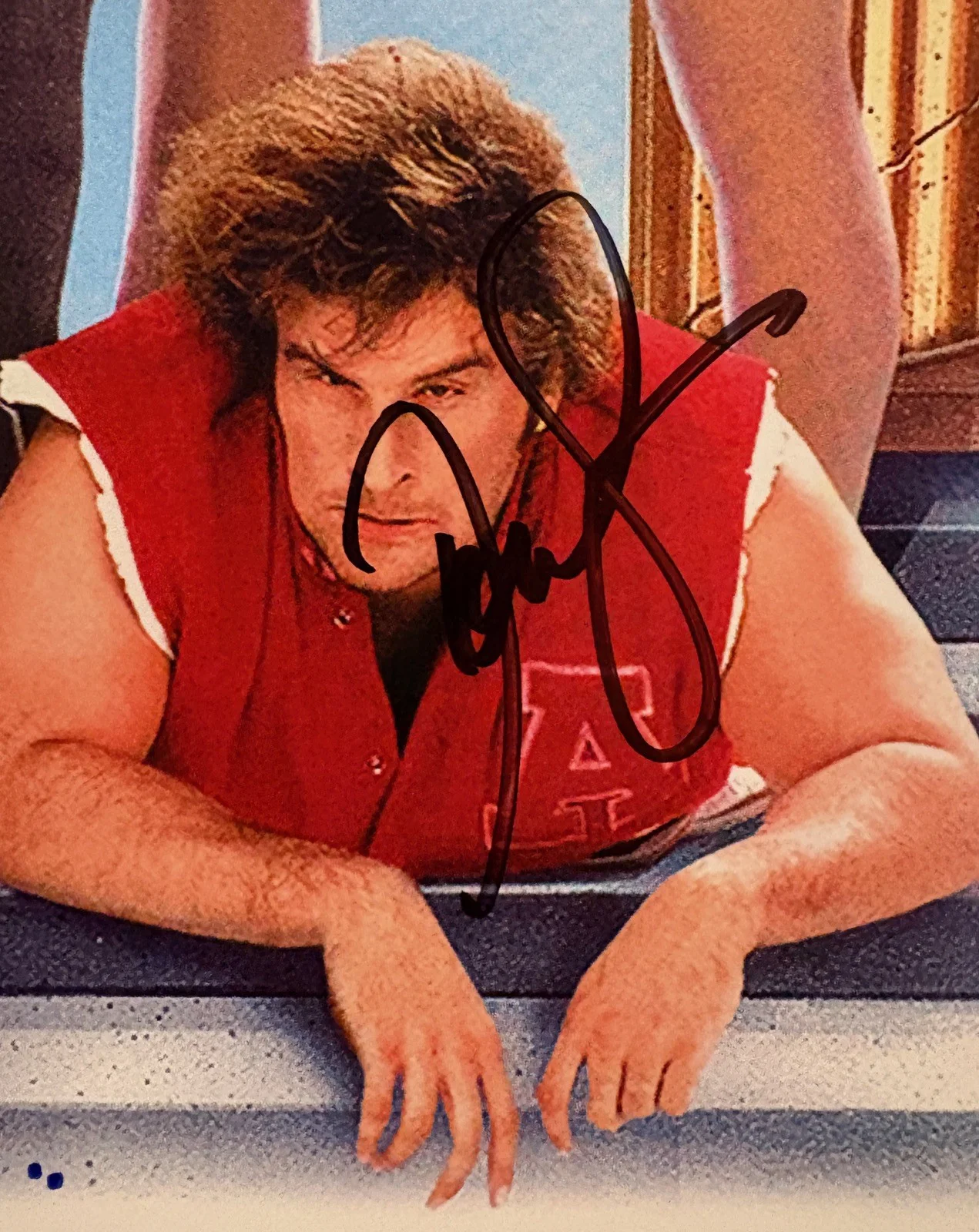 Gibbs, Carradine — Revenge of the Nerds Cast Signed 11x17 Poster Photo - w/ Gibbs & Carradine - COA, изображение 5