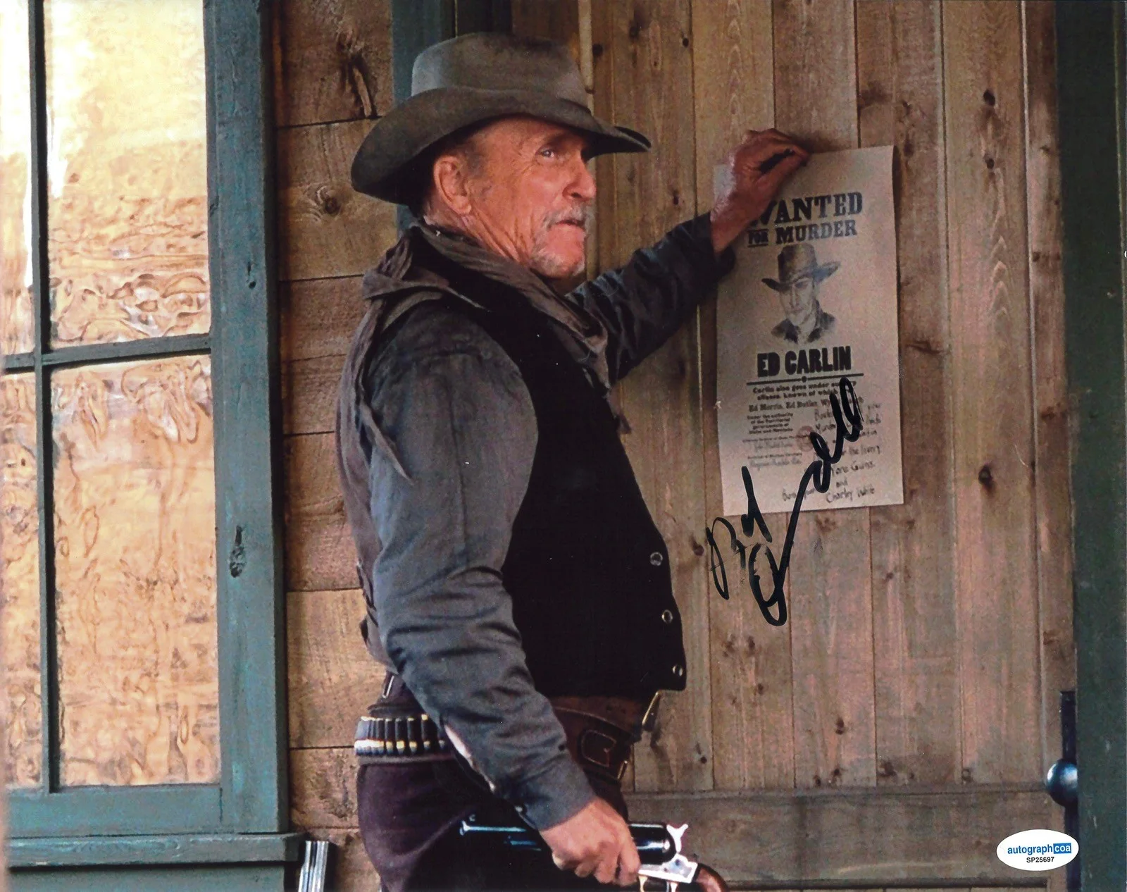 Robert Duvall — Robert Duvall Signed Open Range 11x14" Movie Photo - AutographCOA / ACOA COA, изображение 4