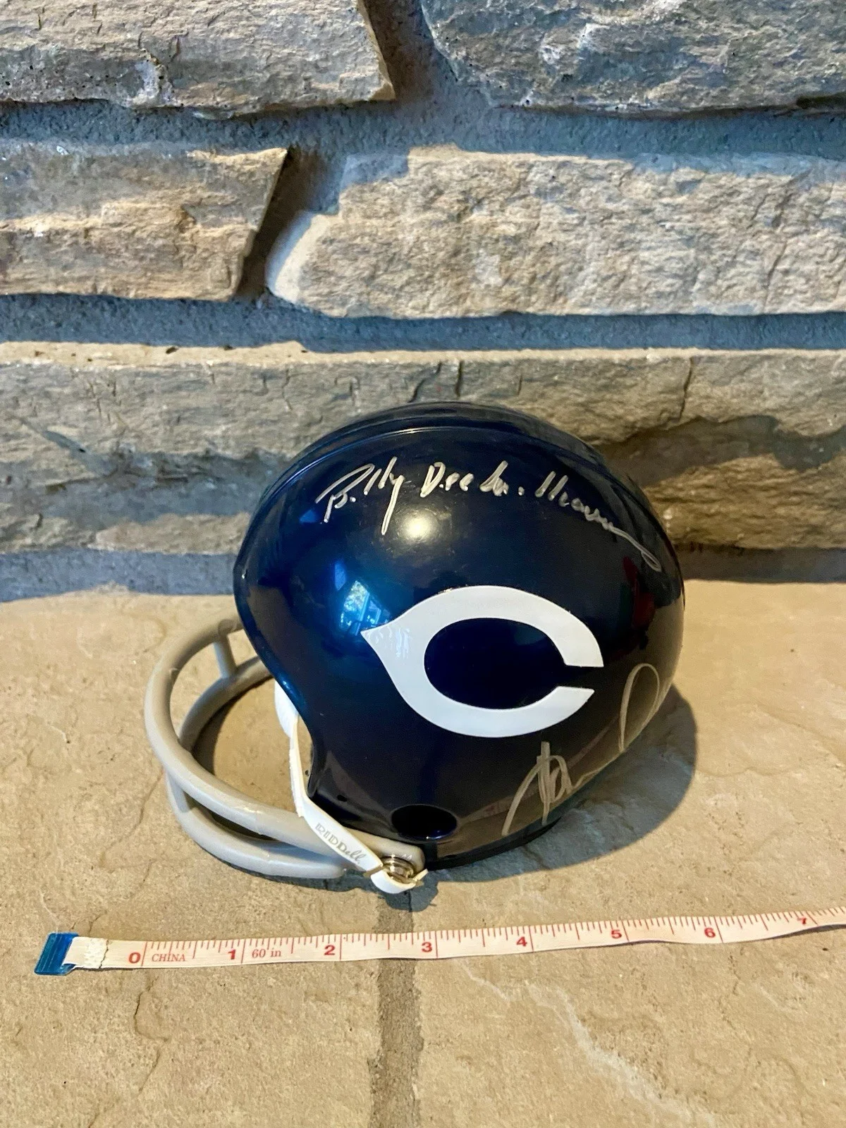 James Caan and Billy Dee Williams — James Caan/ Billy Dee Williams Signed Mini Bears Helmet JSA COA Brian’s Song NFL