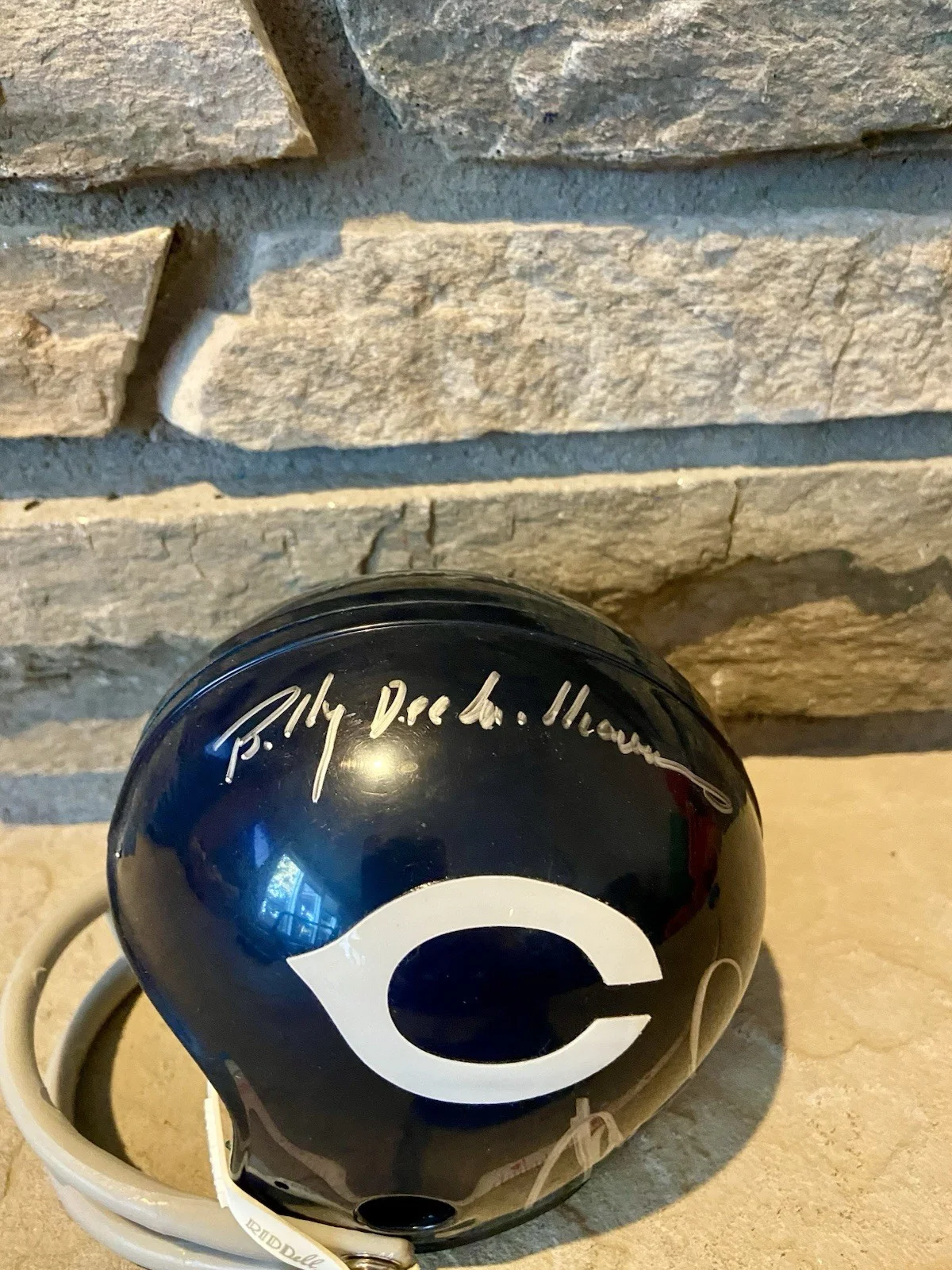James Caan, Billy Dee Williams — James Caan/ Billy Dee Williams Signed Mini Bears Helmet JSA COA Brian’s Song NFL, image 2