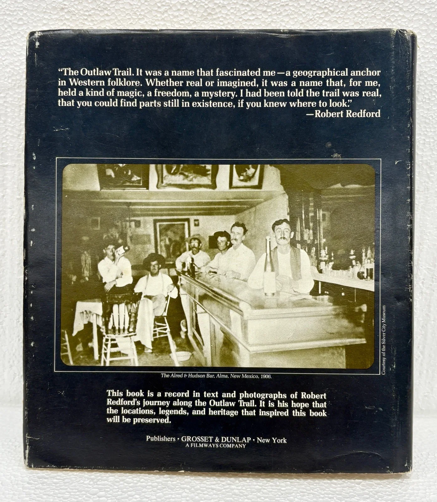 Robert Redford — Vtg Robert Redford Signed 1979 The Outlaw Trail Hardcover Book - Guaranteed Auth, изображение 4