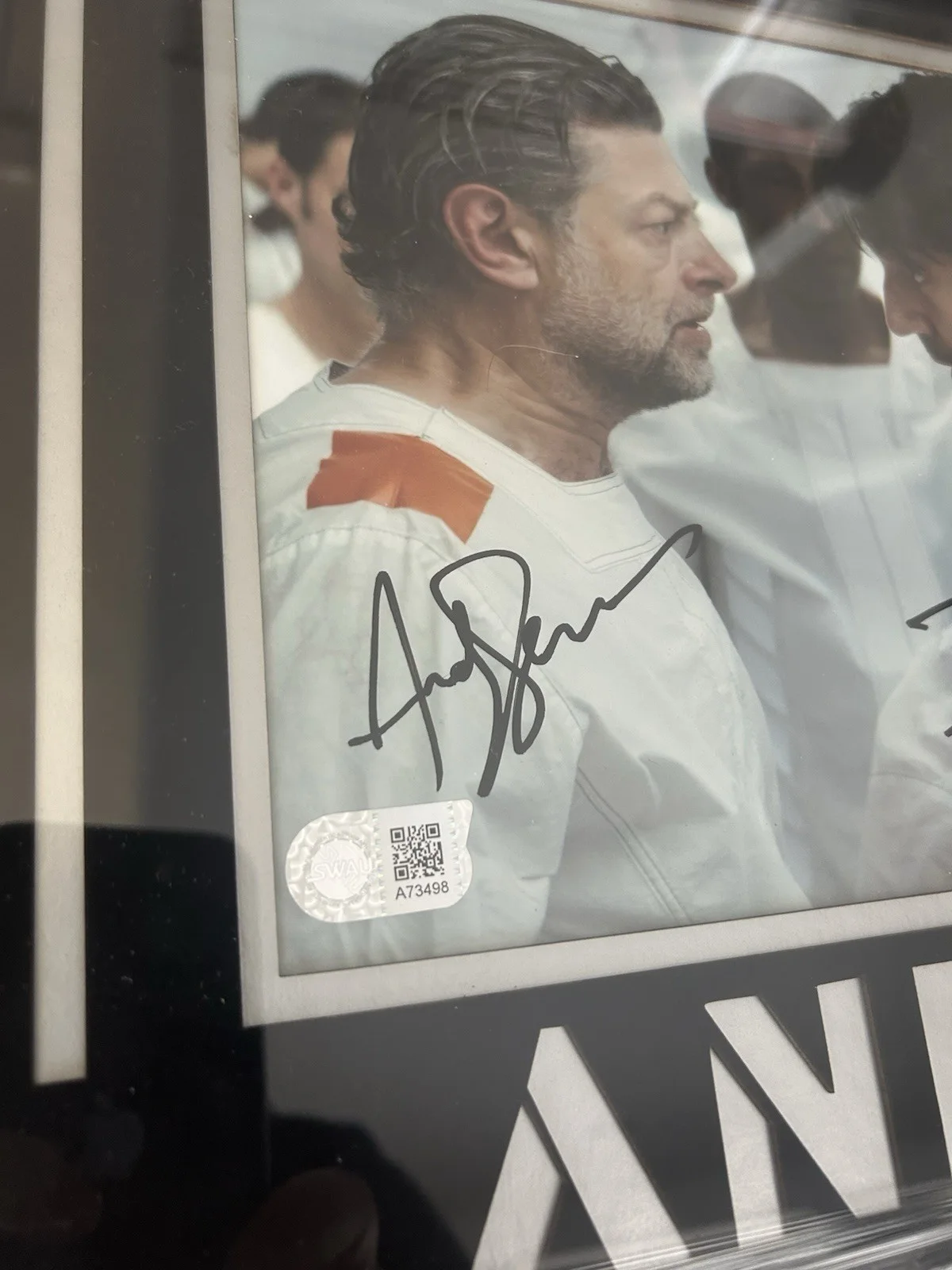 Diego Luna — Diego Luna & Andy Serkis Dual Autograph 8x10 Frame ANDOR STAR WARS Signed SWAU, image 3