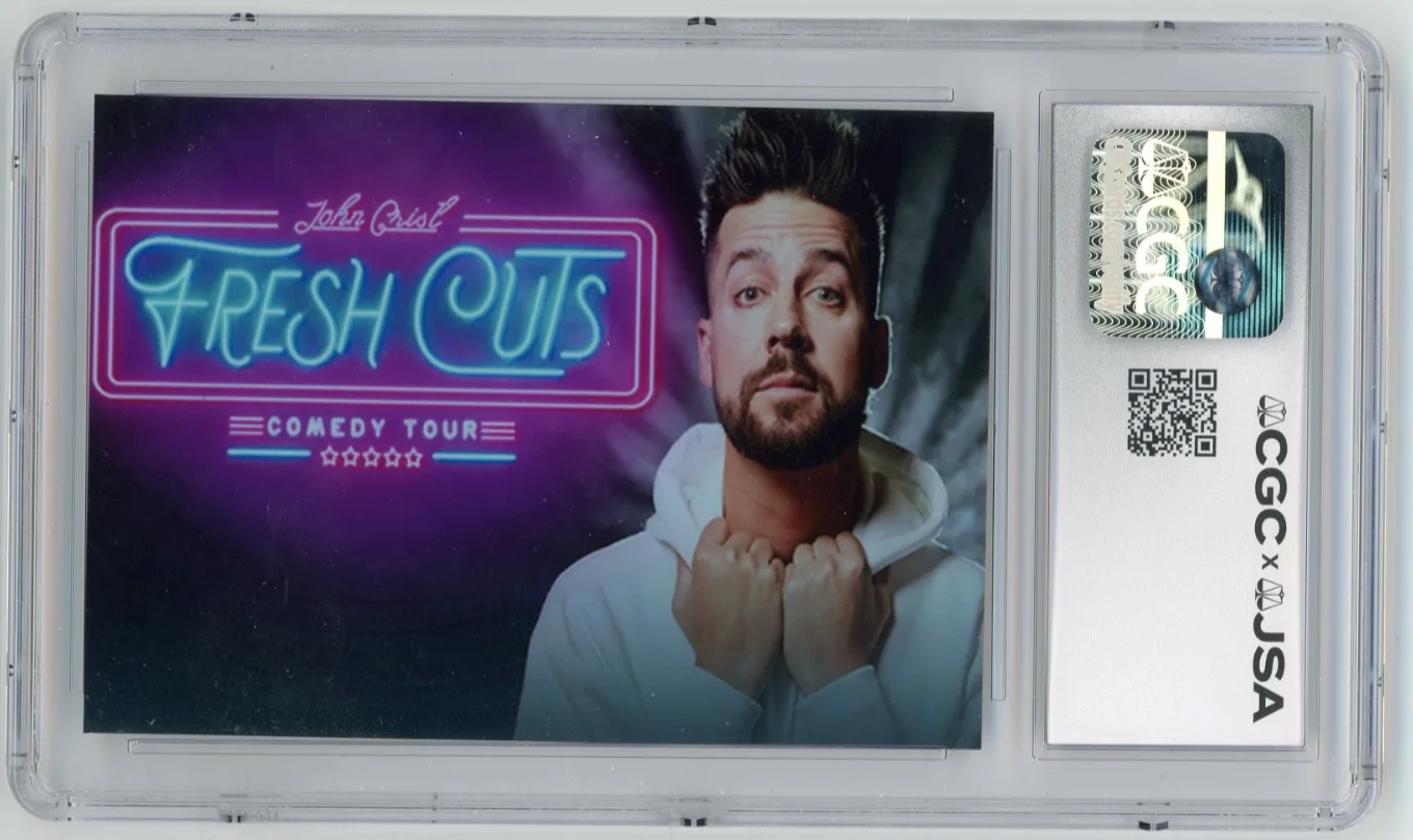 John Crist — John Crist Signed Custom Card JSA CGC Auto Autograph, image 2