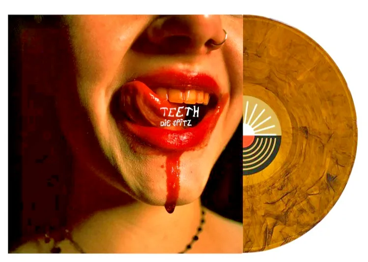 Die Spitz Signed Tortoise Shell Vinyl Teeth Revenge of Evangeline New SOLD OUT, image 2