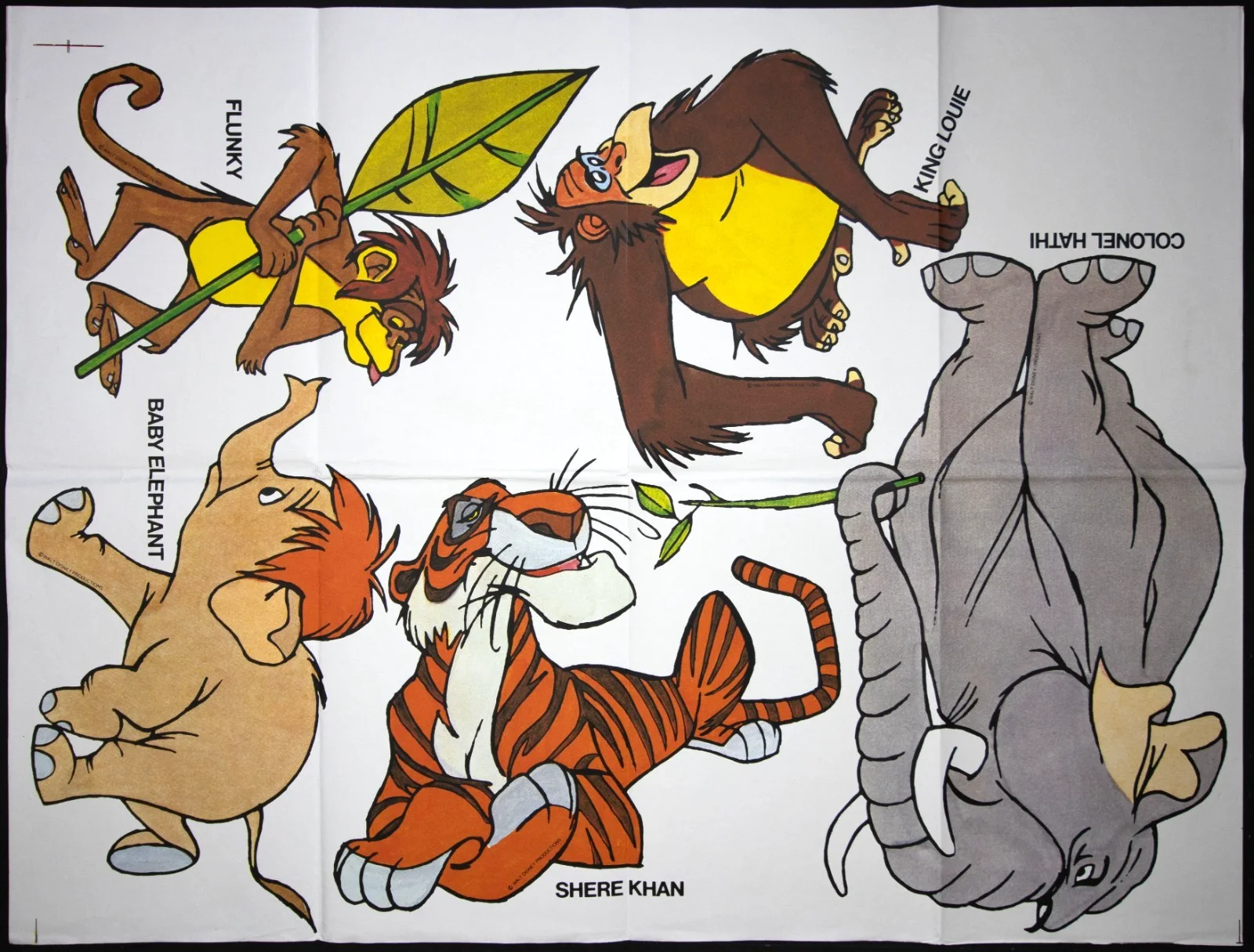 Jungle Book 2x ORIGINAL Quad Film Cinema Posters Walt Disney RR, изображение 3