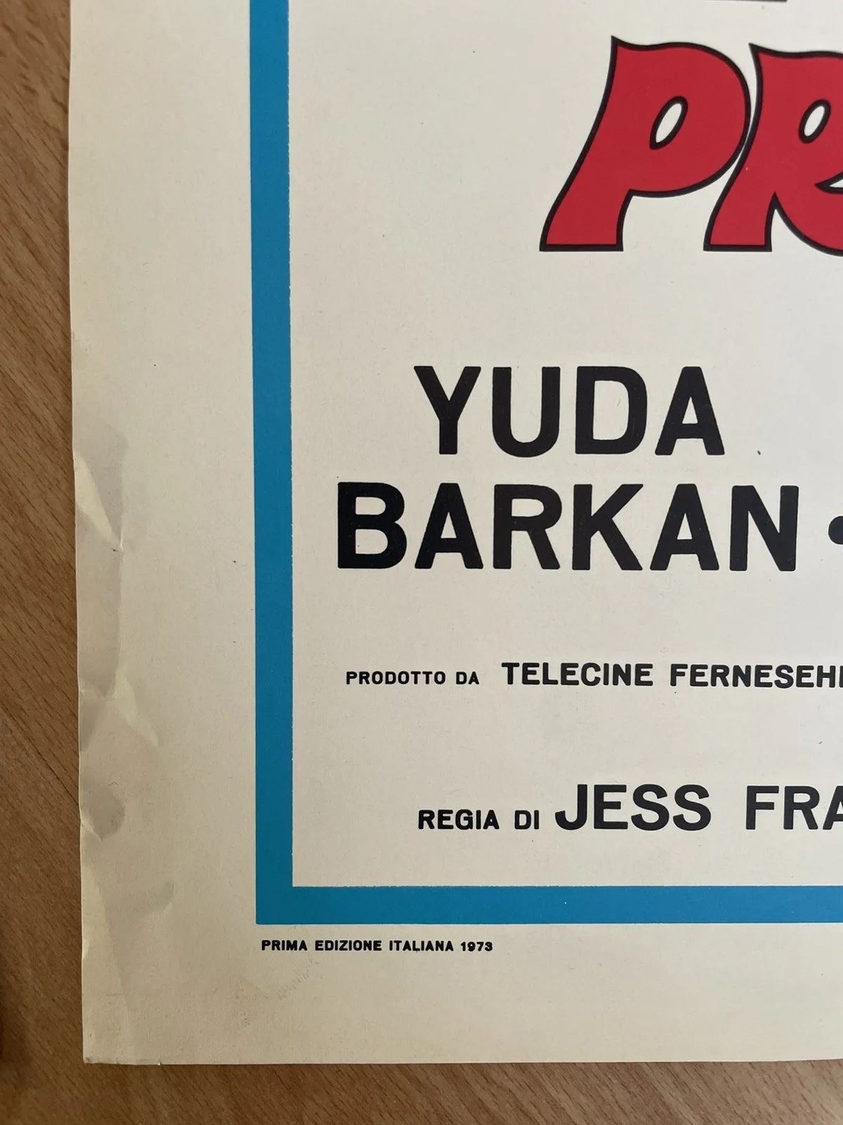 2 X Jess Franco Film Poster Original Locandina Erotic Sexy Prison Euro Trash, изображение 5
