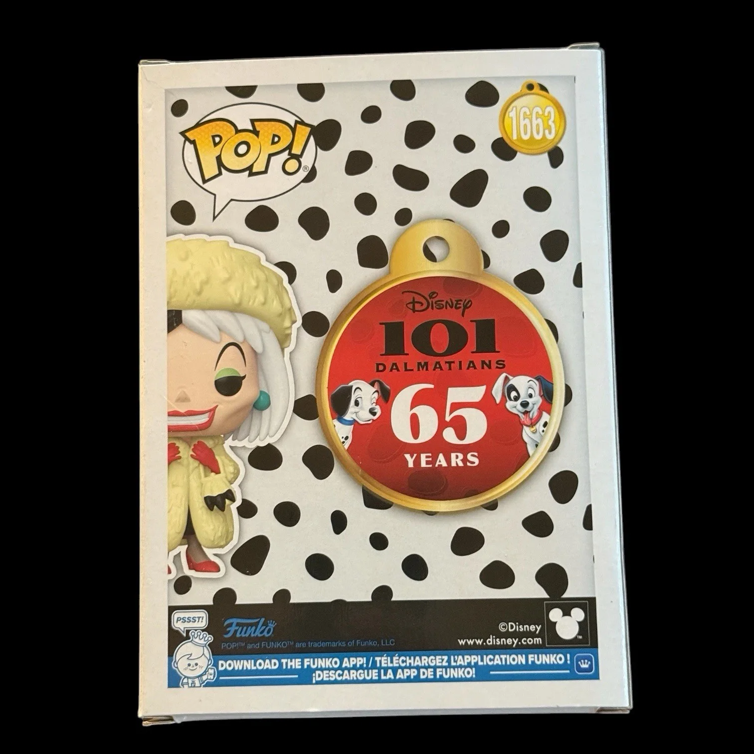 Glenn Close Signed Cruella De Vil Funko Pop 1663 PSA/DNA COA Auto 101 Dalmatians, изображение 3