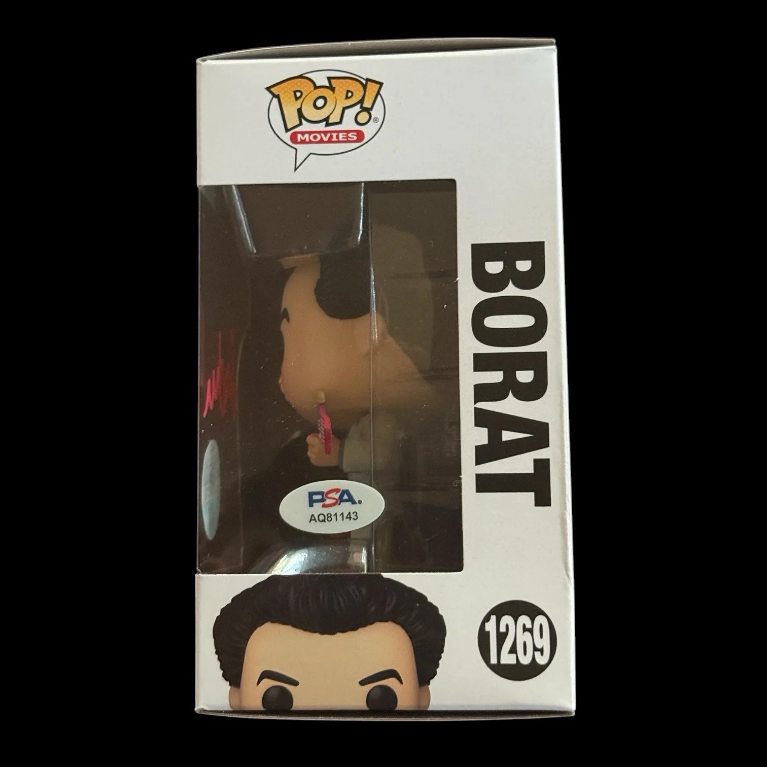 Sacha Baron Cohen Signed Borat Funko Pop #1269 PSA/DNA COA Autograph Rare, image 2