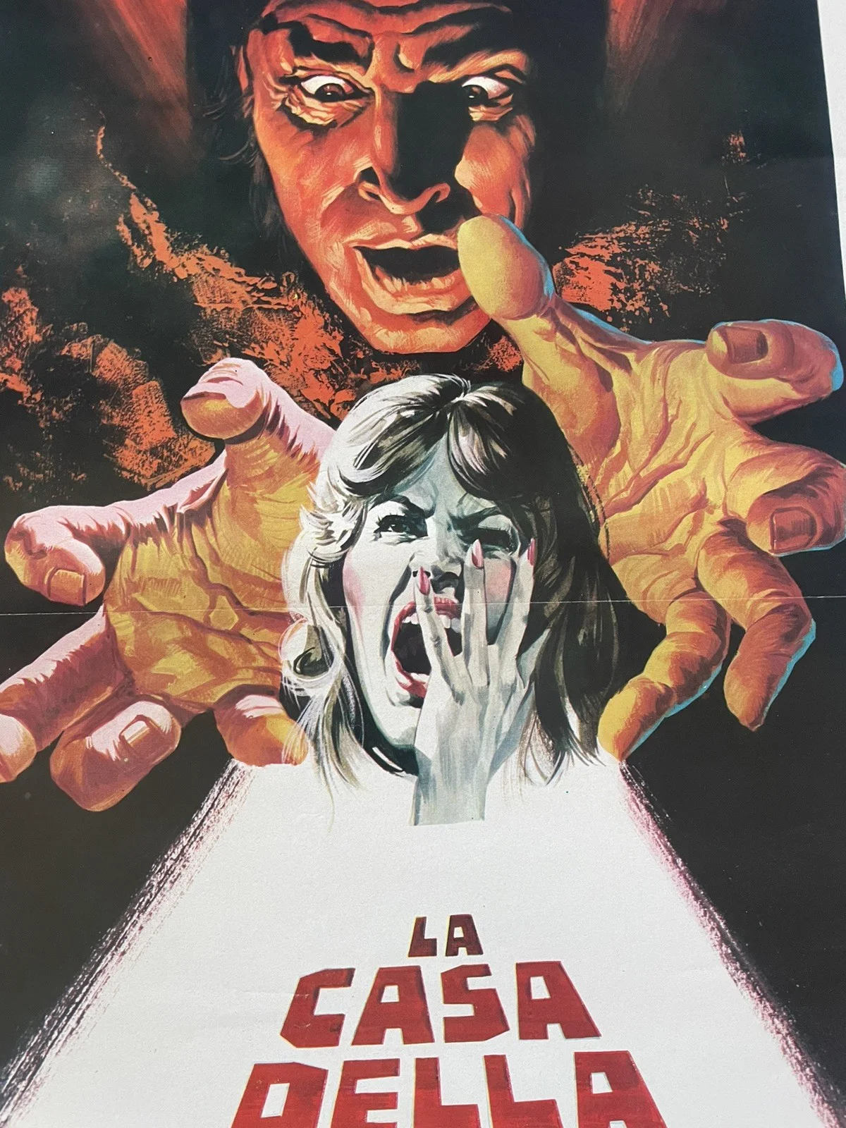 Giallo Italian Horror Film Poster Zulawski Fabio Testi Romy Schneider Locandina, изображение 3
