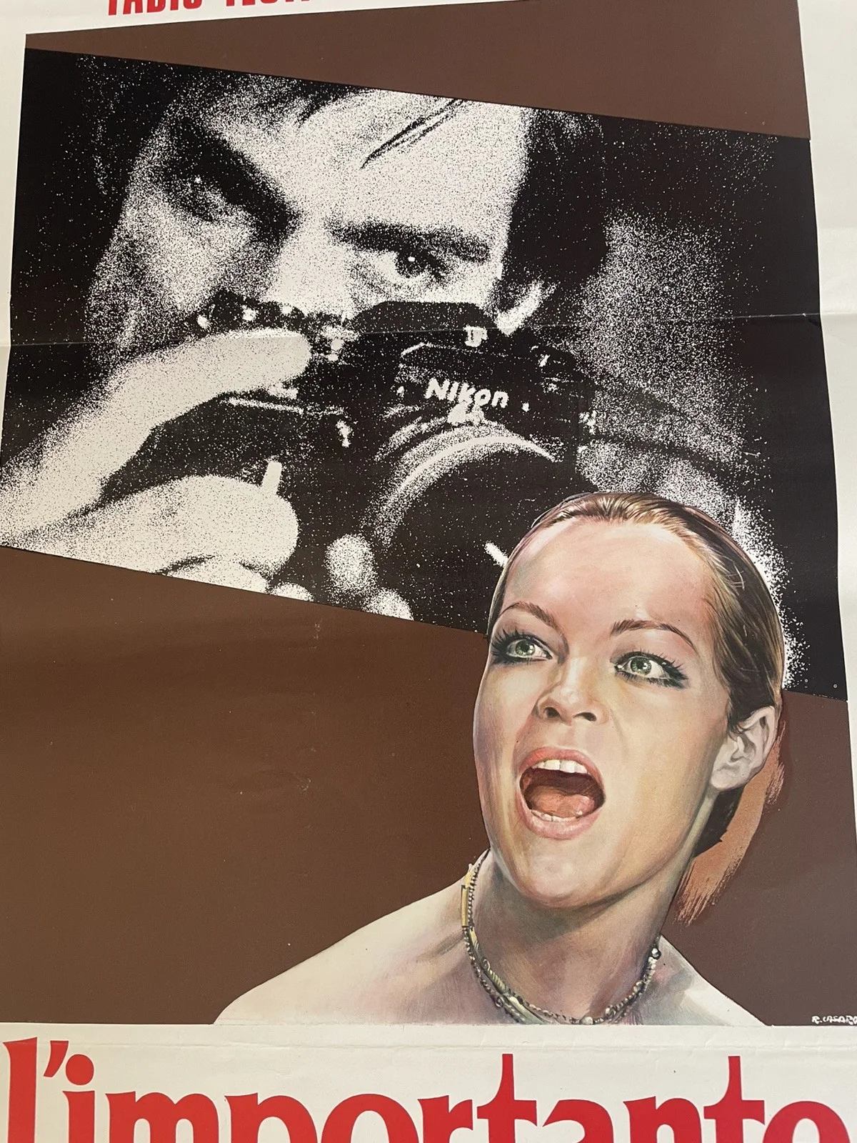 Giallo Italian Horror Film Poster Zulawski Fabio Testi Romy Schneider Locandina, изображение 4