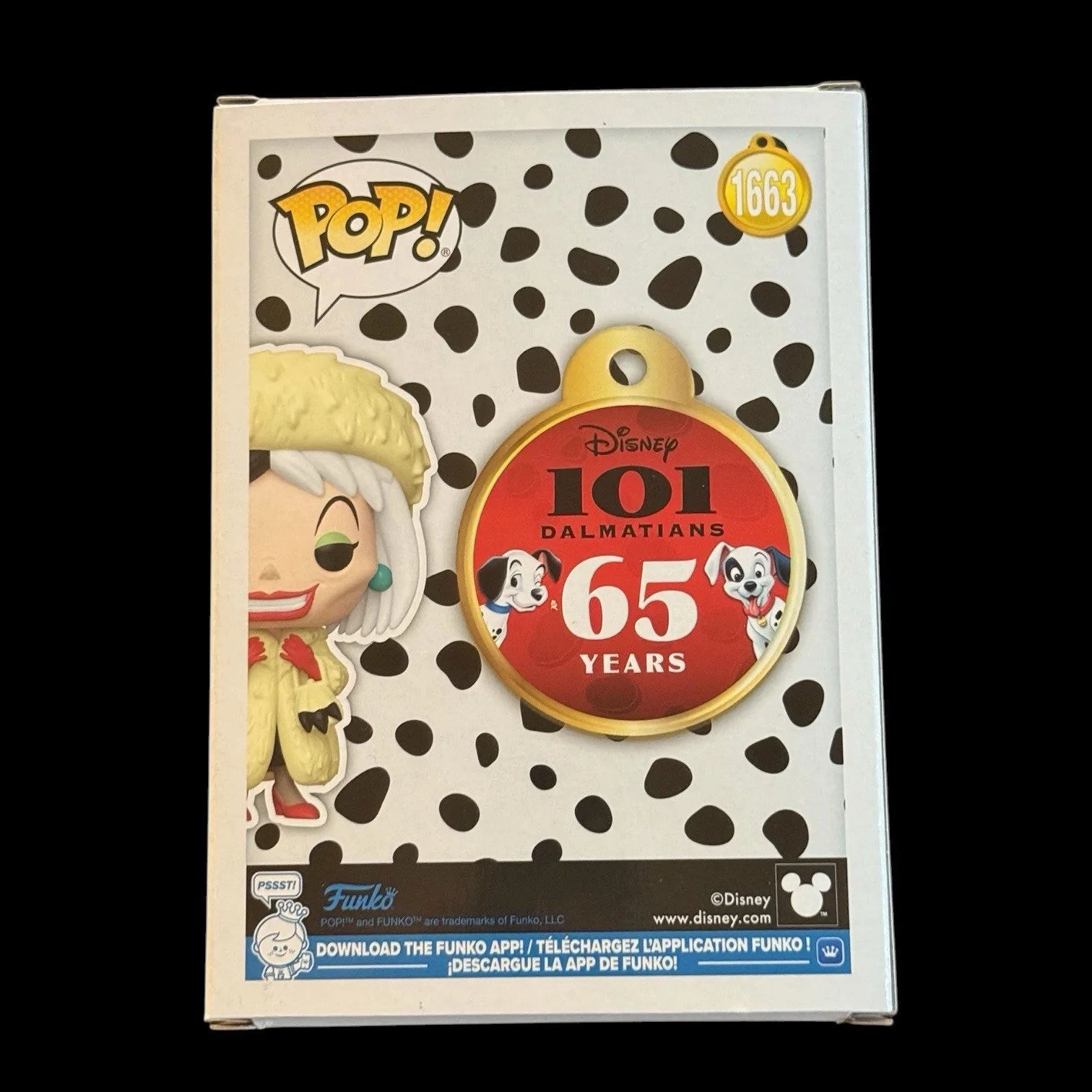 Glenn Close Signed Cruella De Vil Funko Pop 1663 PSA/DNA COA Auto 101 Dalmatians, изображение 3