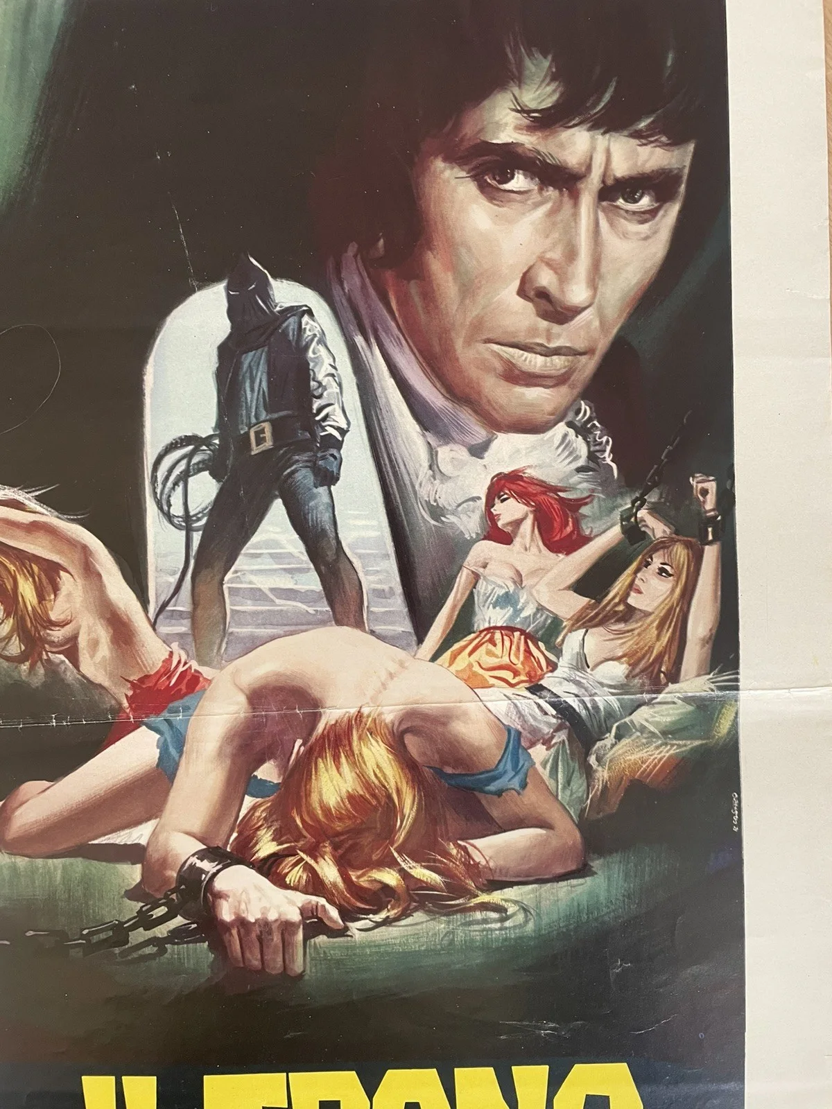 2 Jess Franco Film Poster Original Locandina Erotic Sex Justine Christopher Lee, изображение 2