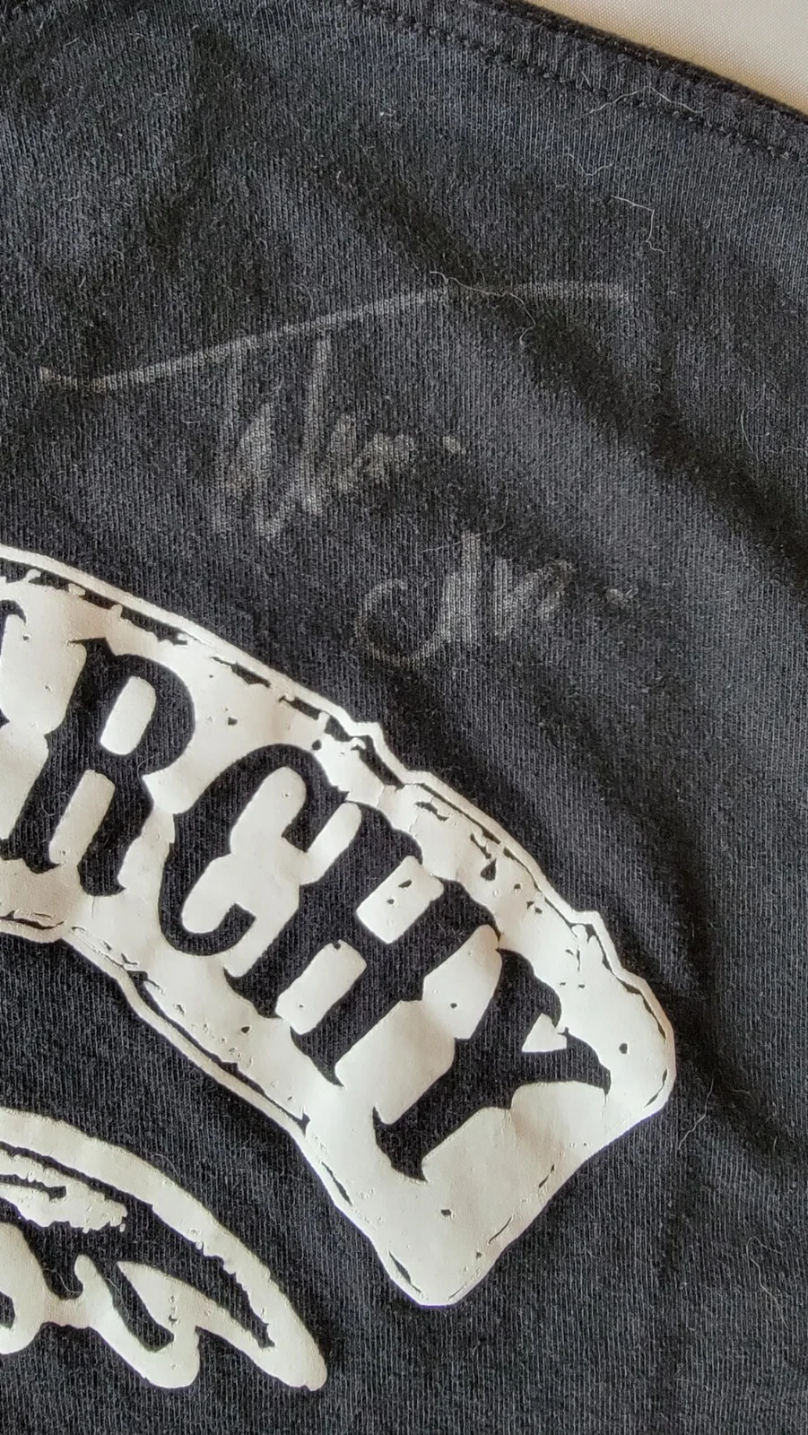 Sons of Anarchy Signed T-Shirt "Large" Tommy Flanagan "Chibs" & Kim Coates "Tig", изображение 5