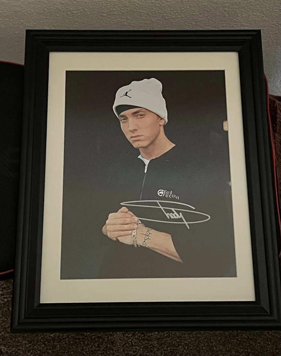 EMINEM Autographed Signed 8 X 11.5 Fully Framed Photo Iconic Music Legend Shady, изображение 3