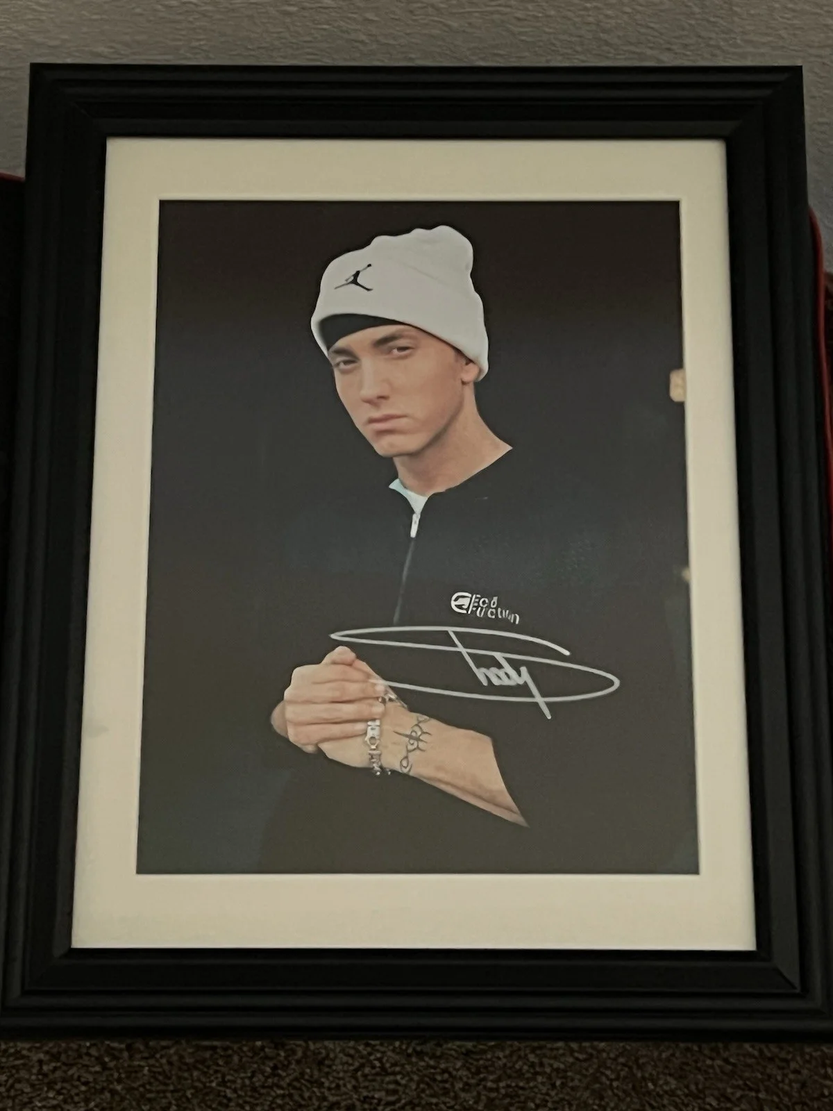 EMINEM Autographed Signed 8 X 11.5 Fully Framed Photo Iconic Music Legend Shady, изображение 4
