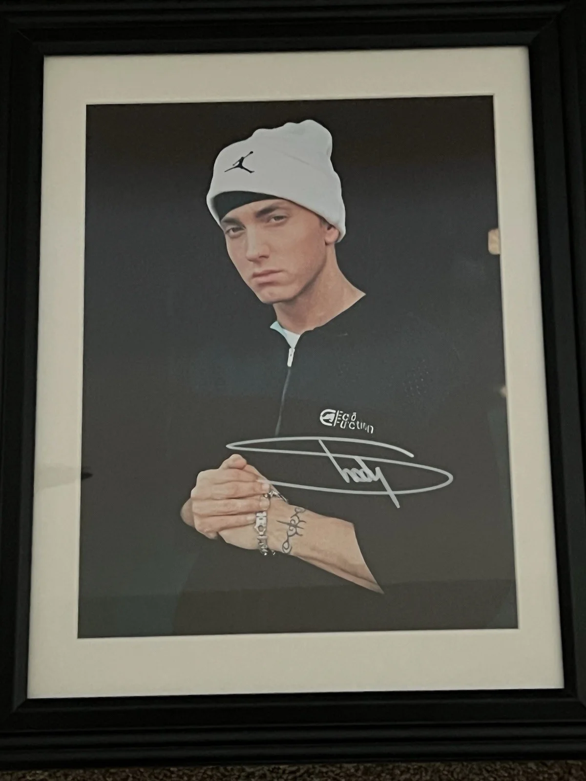 EMINEM Autographed Signed 8 X 11.5 Fully Framed Photo Iconic Music Legend Shady, изображение 5