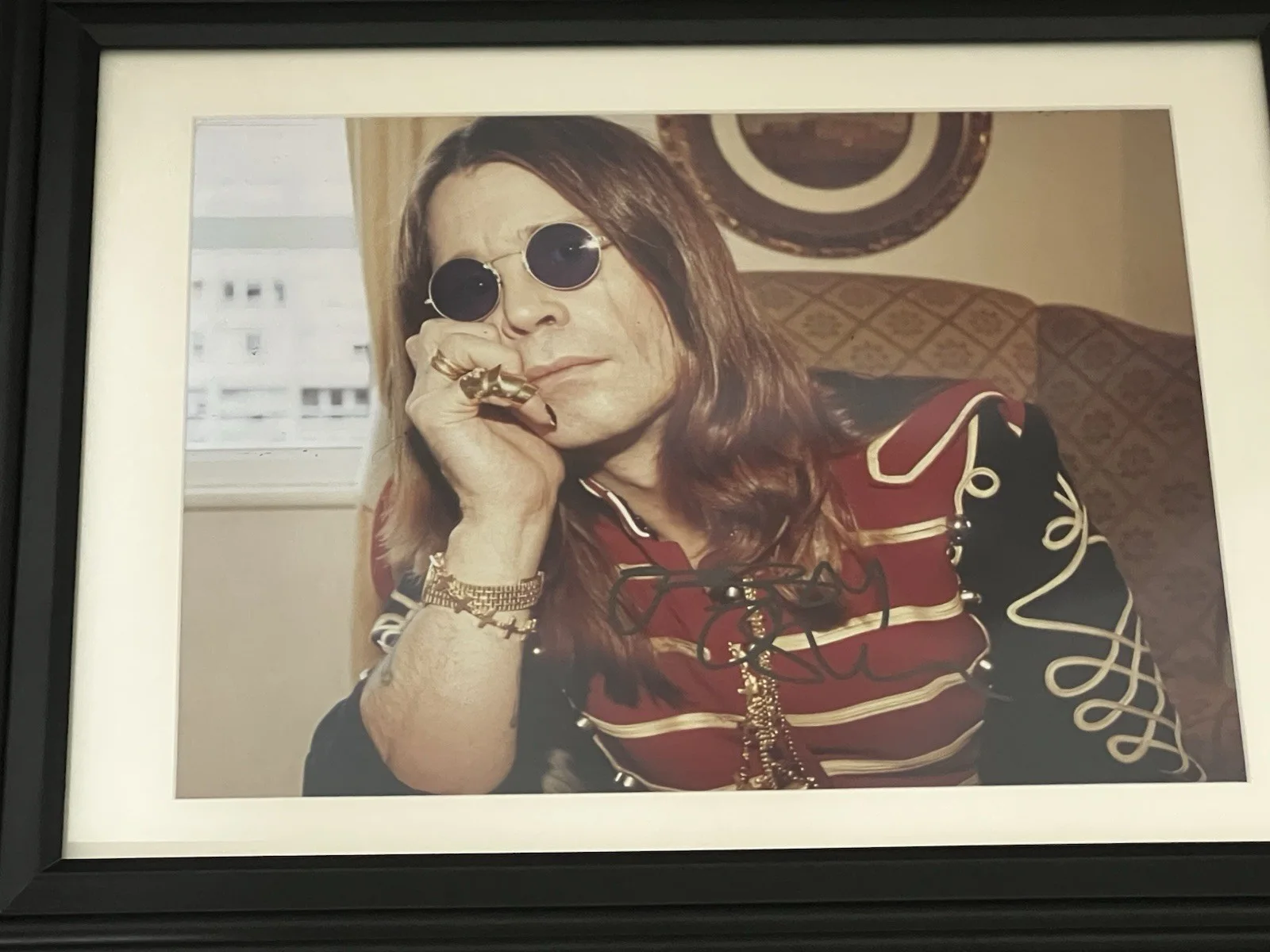 OZZY OSBOURNE Autographed signed 8 X 11.5 photo Framed Rock Legend Black Sabbath, изображение 4