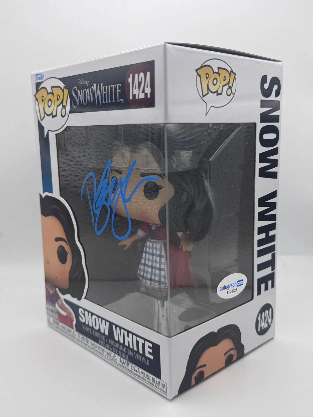Rachel Zegler — Rachel Zegler "Snow White" AUTOGRAPH Signed 1424 Vinyl Figure Funko Pop B ACOA, изображение 2