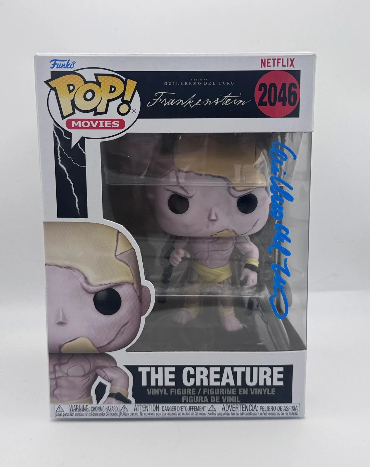 Guillermo del Toro — Guillermo del Toro "Frankenstein" AUTOGRAPH Signed Creature 2046 Funko Pop ACOA, image 2