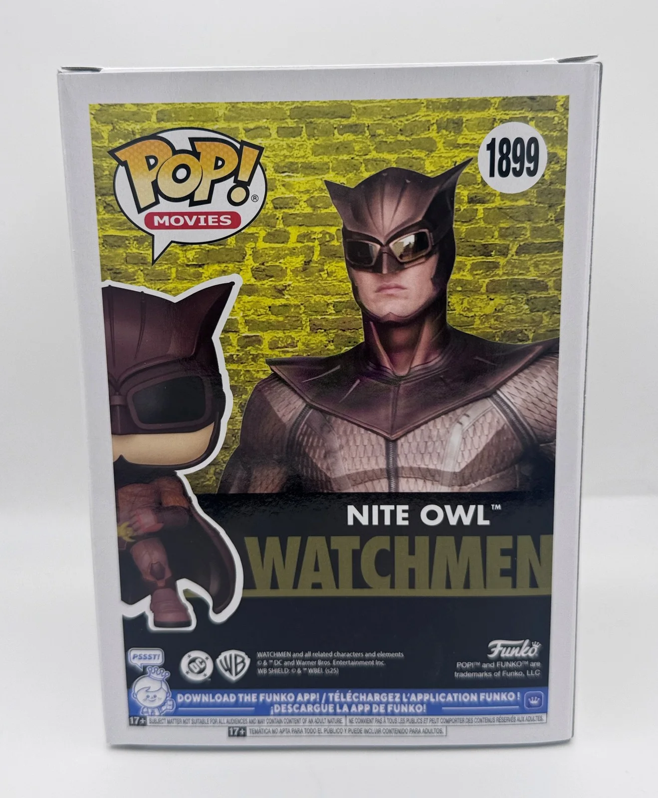 Patrick Wilson — Patrick Wilson "Watchmen" AUTOGRAPH Signed 'Nite Owl' 1899 Funko Pop Figure ACOA, изображение 4