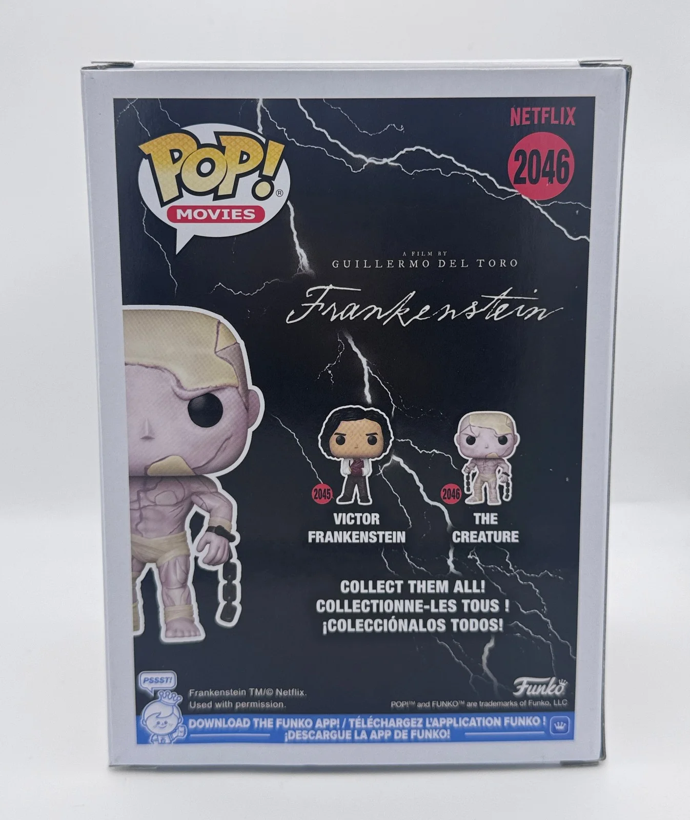Guillermo del Toro — Guillermo del Toro "Frankenstein" AUTOGRAPH Signed 'The Creature' Funko Pop ACOA, image 3