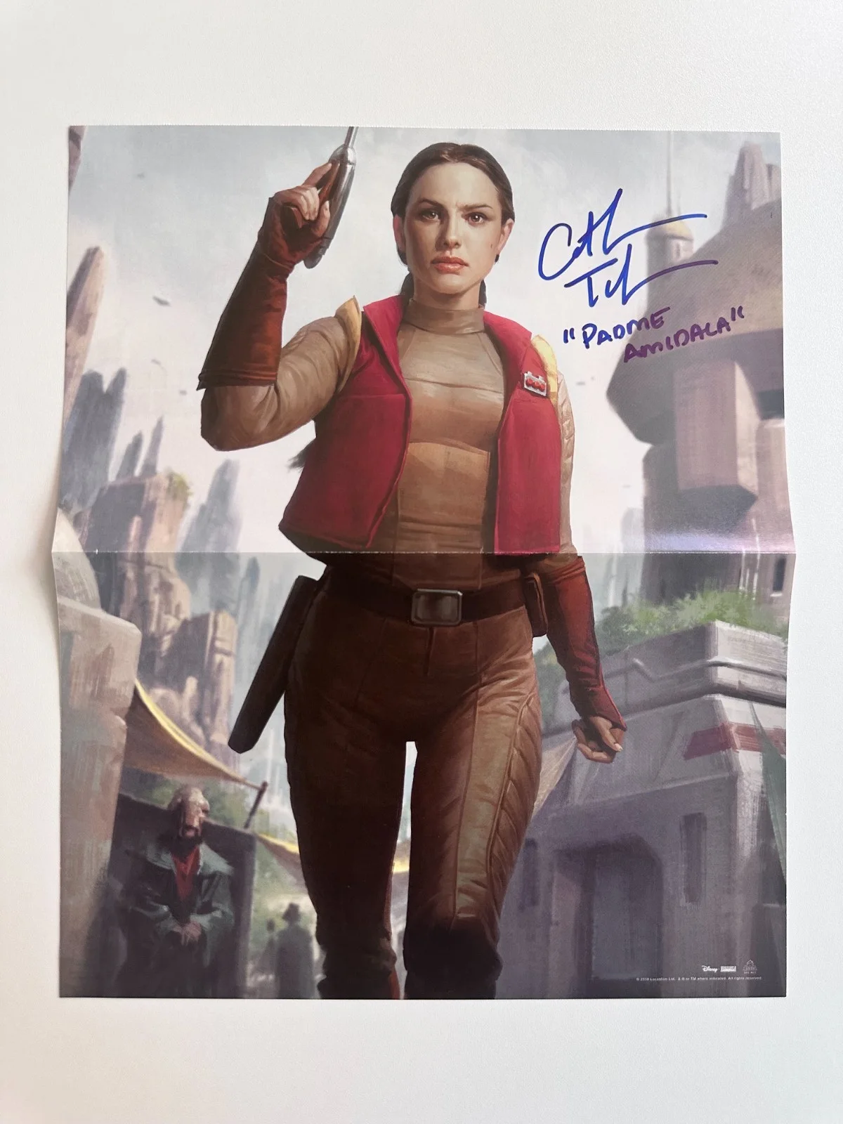 Catherine Taber — Catherine Taber Signed Star Wars Thrawn: Alliances Padme Amidala Mini Poster