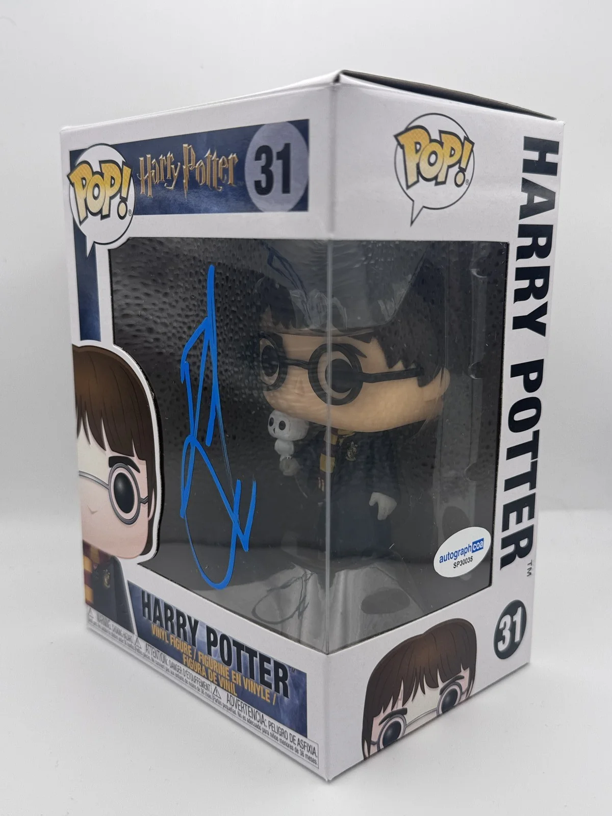 Daniel Radcliffe — Daniel Radcliffe "Harry Potter" AUTOGRAPH Signed 'Hedwig' 31 Funko Pop ACOA, image 2