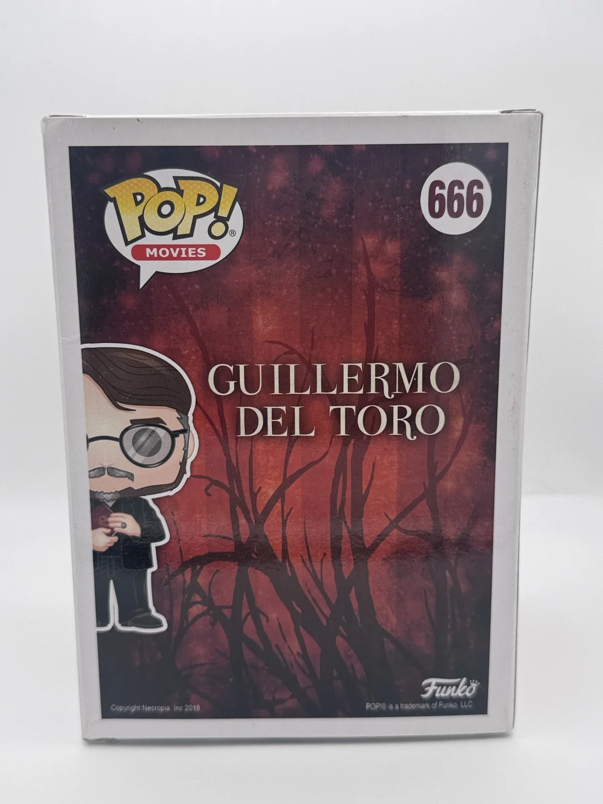 Guillermo del Toro — Guillermo del Toro AUTOGRAPH Signed Director Movies 666 Funko Pop Figure ACOA, изображение 4