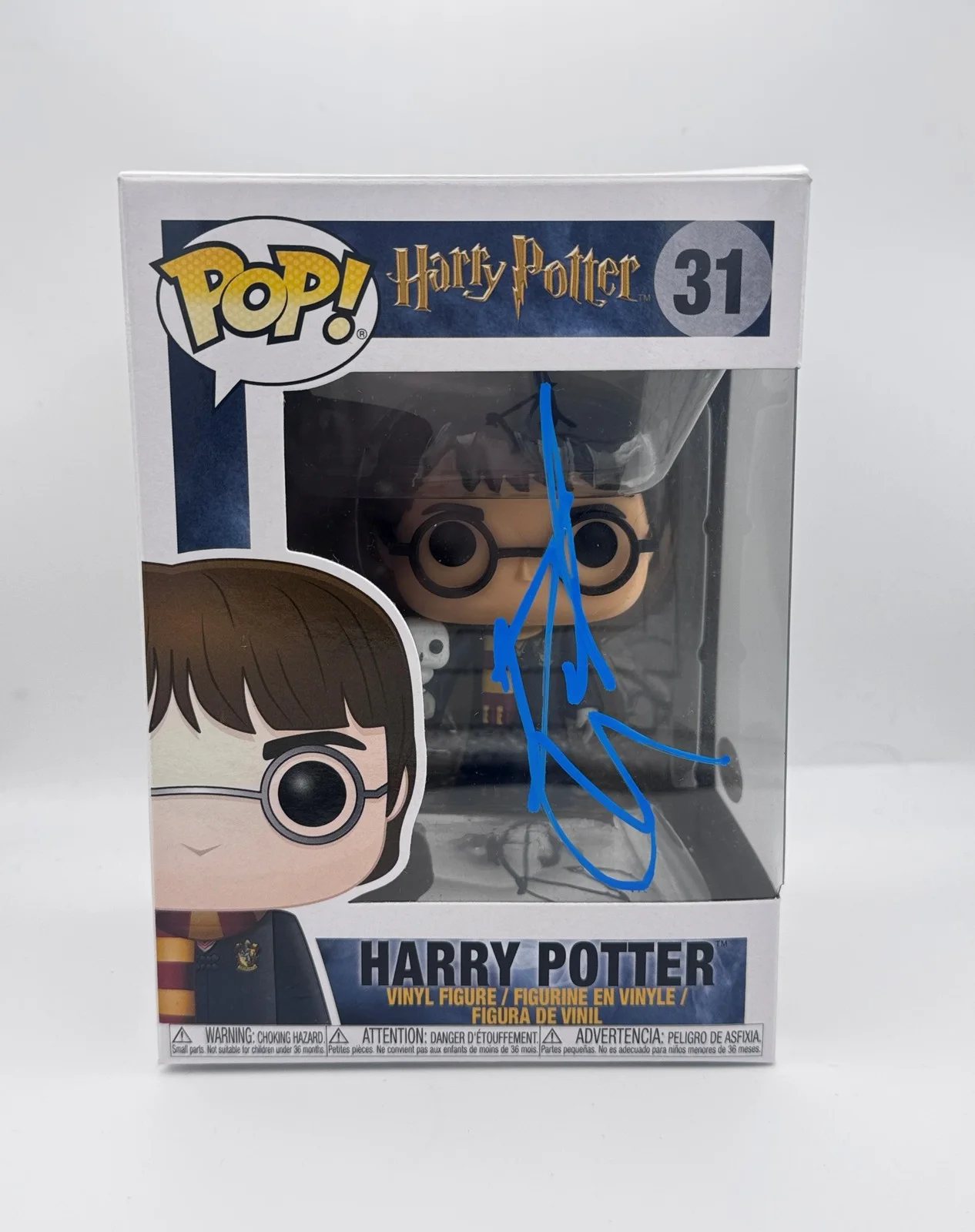 Daniel Radcliffe — Daniel Radcliffe "Harry Potter" AUTOGRAPH Signed 'Hedwig' 31 Funko Pop B ACOA, image 2