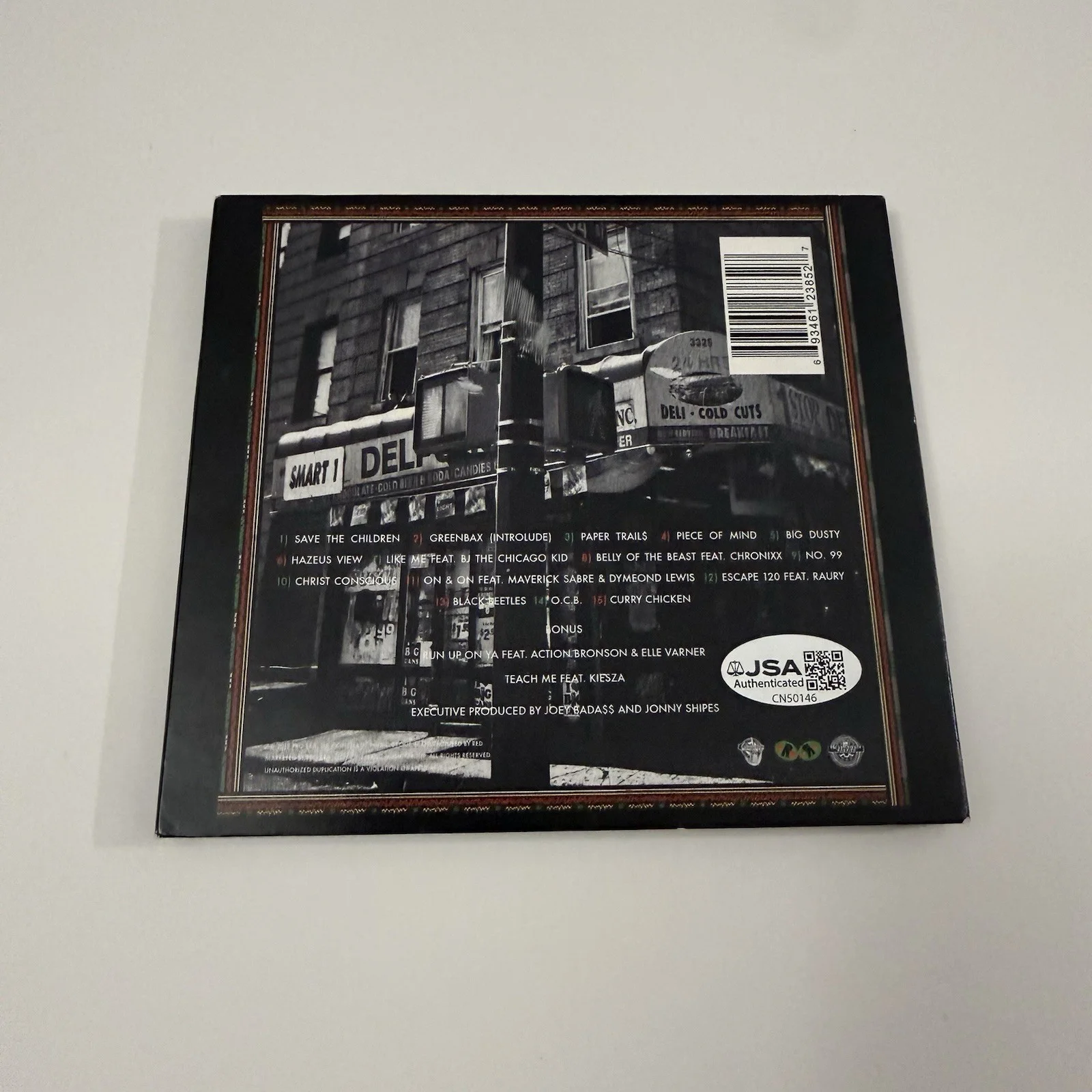 JOEY BADASS SIGNED B4.DA.$$ CD ALL AMERIKKAN BADA$$ JSA COA, изображение 5