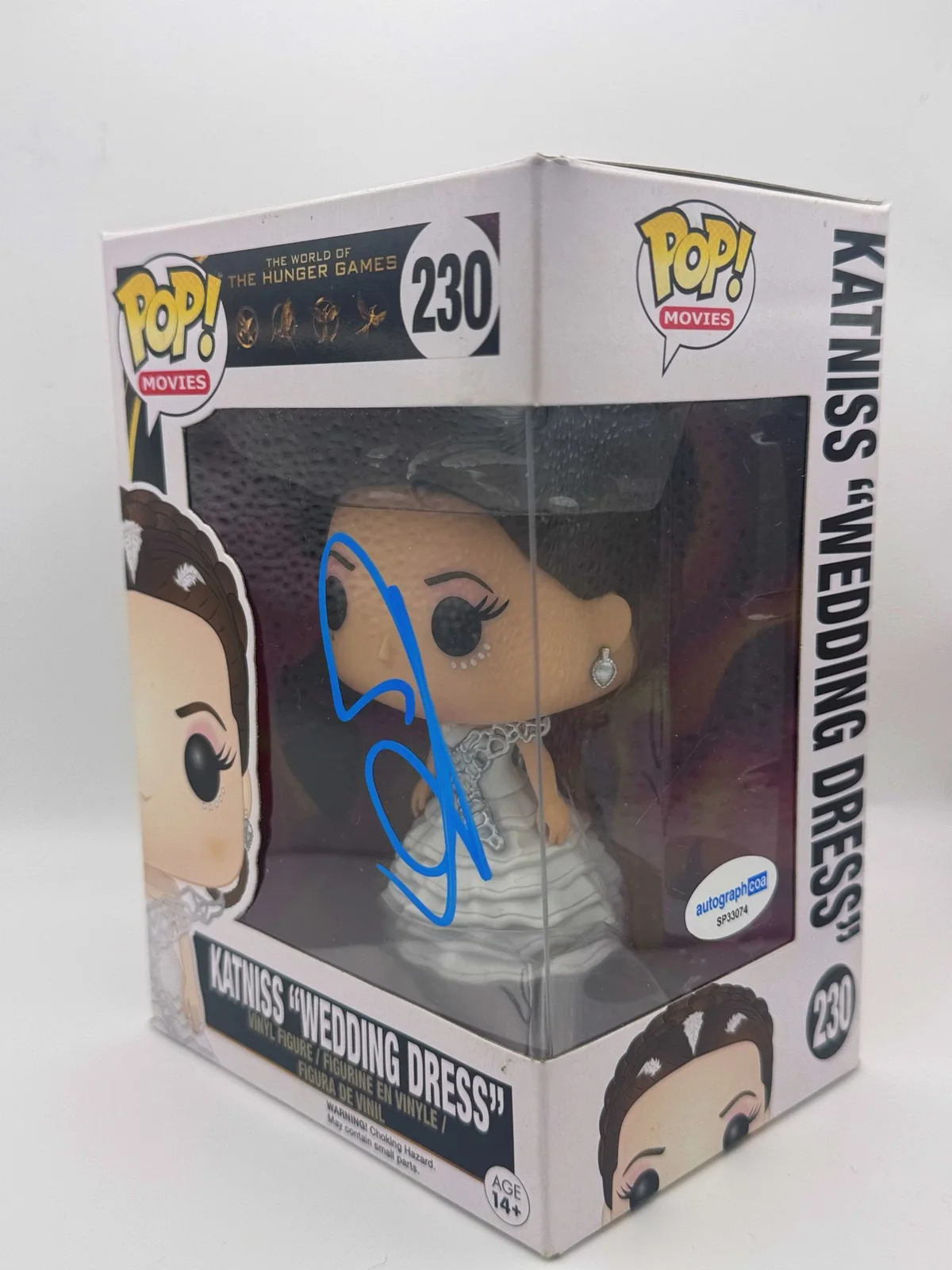 Jennifer Lawrence — Jennifer Lawrence "Hunger Games" SIGNED 'Katniss (Wedding Dress)' Funko Pop ACOA, изображение 2