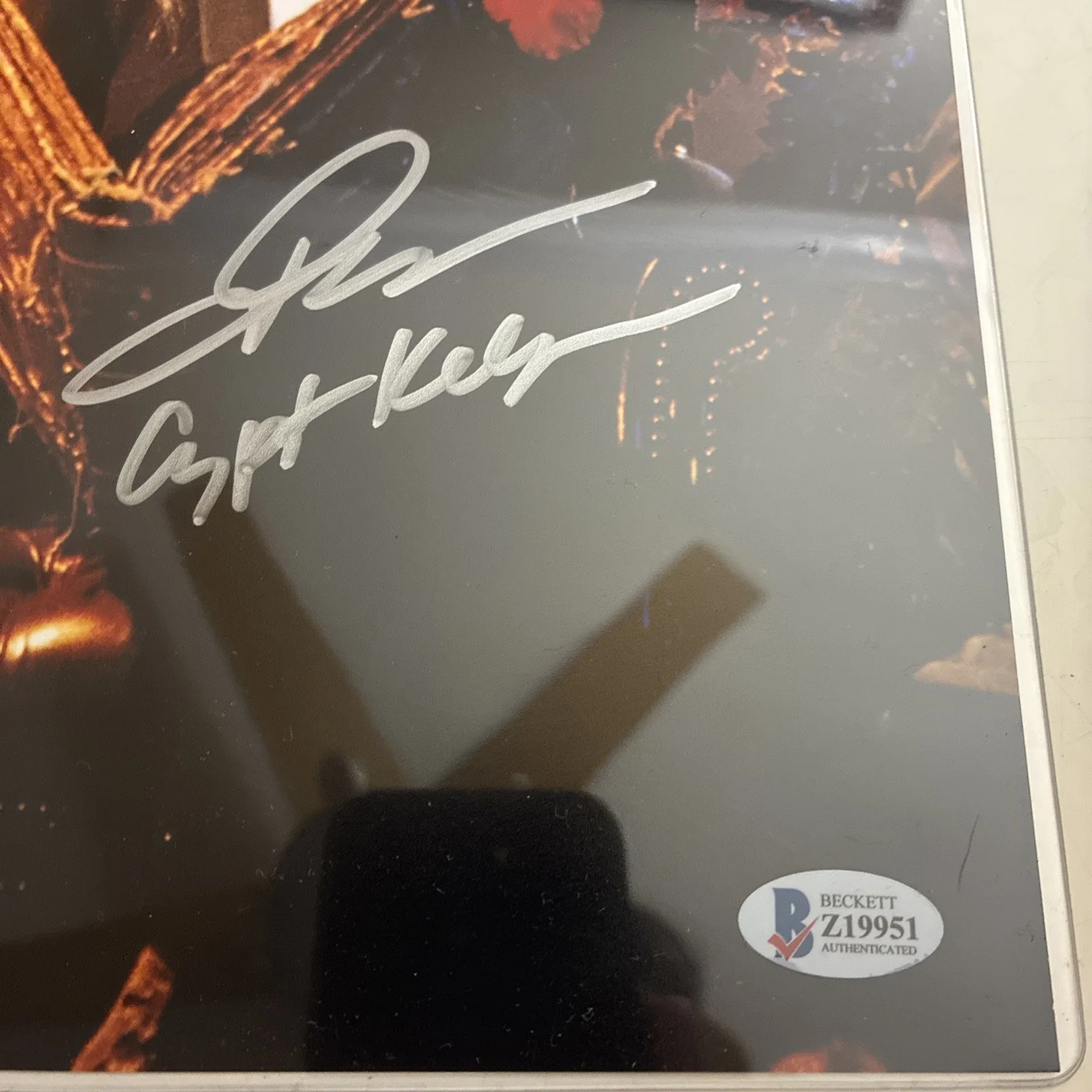 John Kassir — John Kassir Crypt Keeper, Tales from the Crypt Signed 11x14 Photo, Beckett COA, image 3