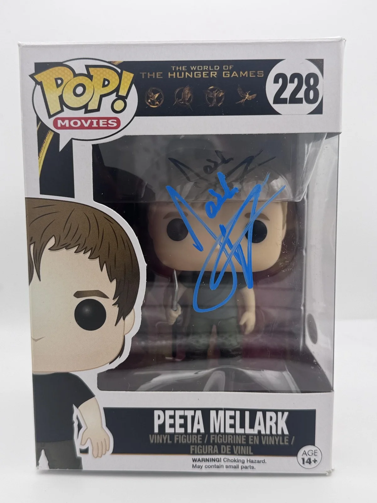 Josh Hutcherson — Josh Hutcherson "The Hunger Games" SIGNED 'Peeta Mellark' 228 Funko Pop C ACOA