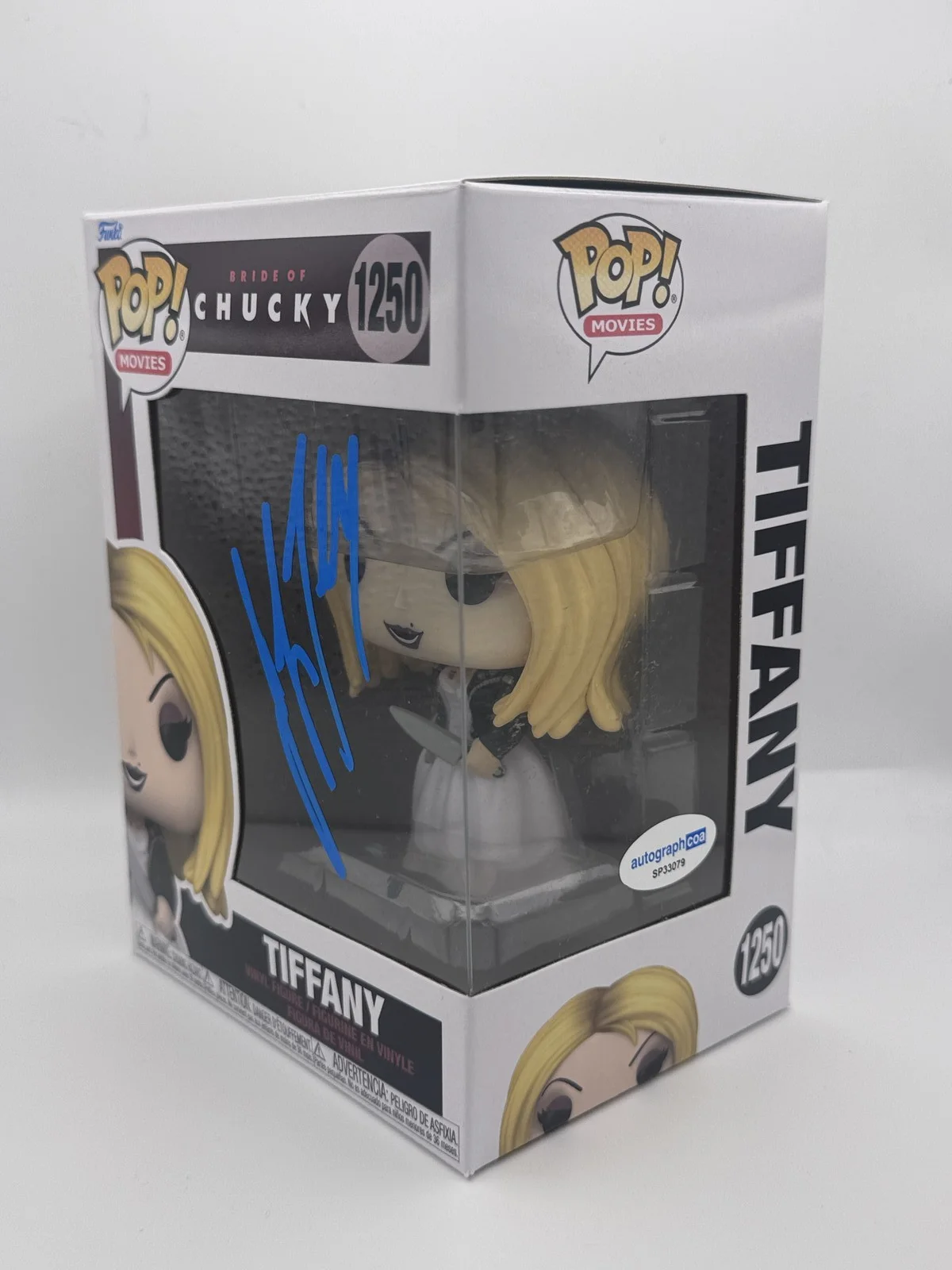 Jennifer Tilly — Jennifer Tilly "Bride of Chucky" AUTOGRAPH Signed Tiffany 1250 Funko Pop B ACOA, изображение 2