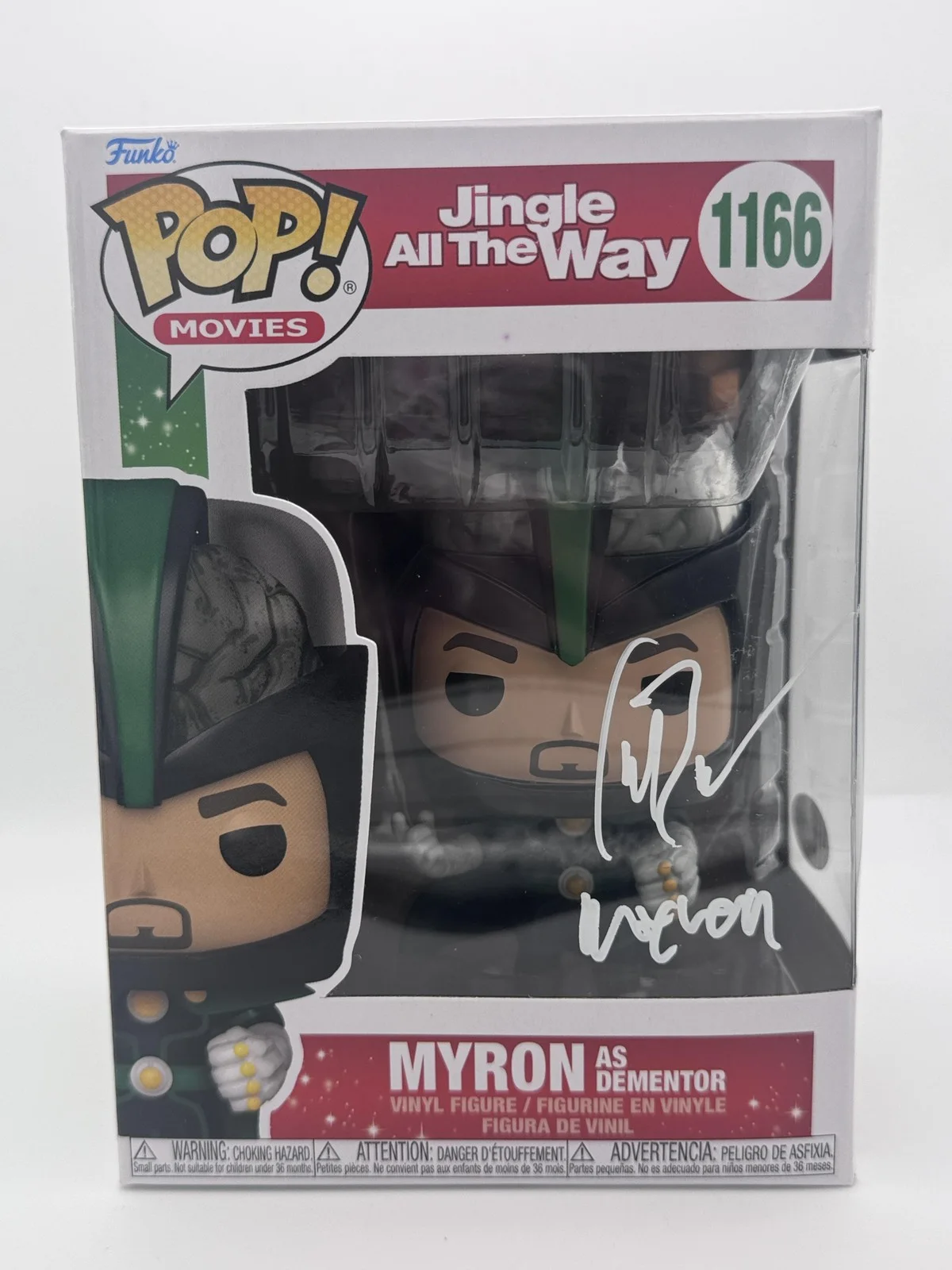 Sinbad — Sinbad "Jingle All the Way" SIGNED 'Myron (as Dementor)' 1166 Funko Pop ACOA