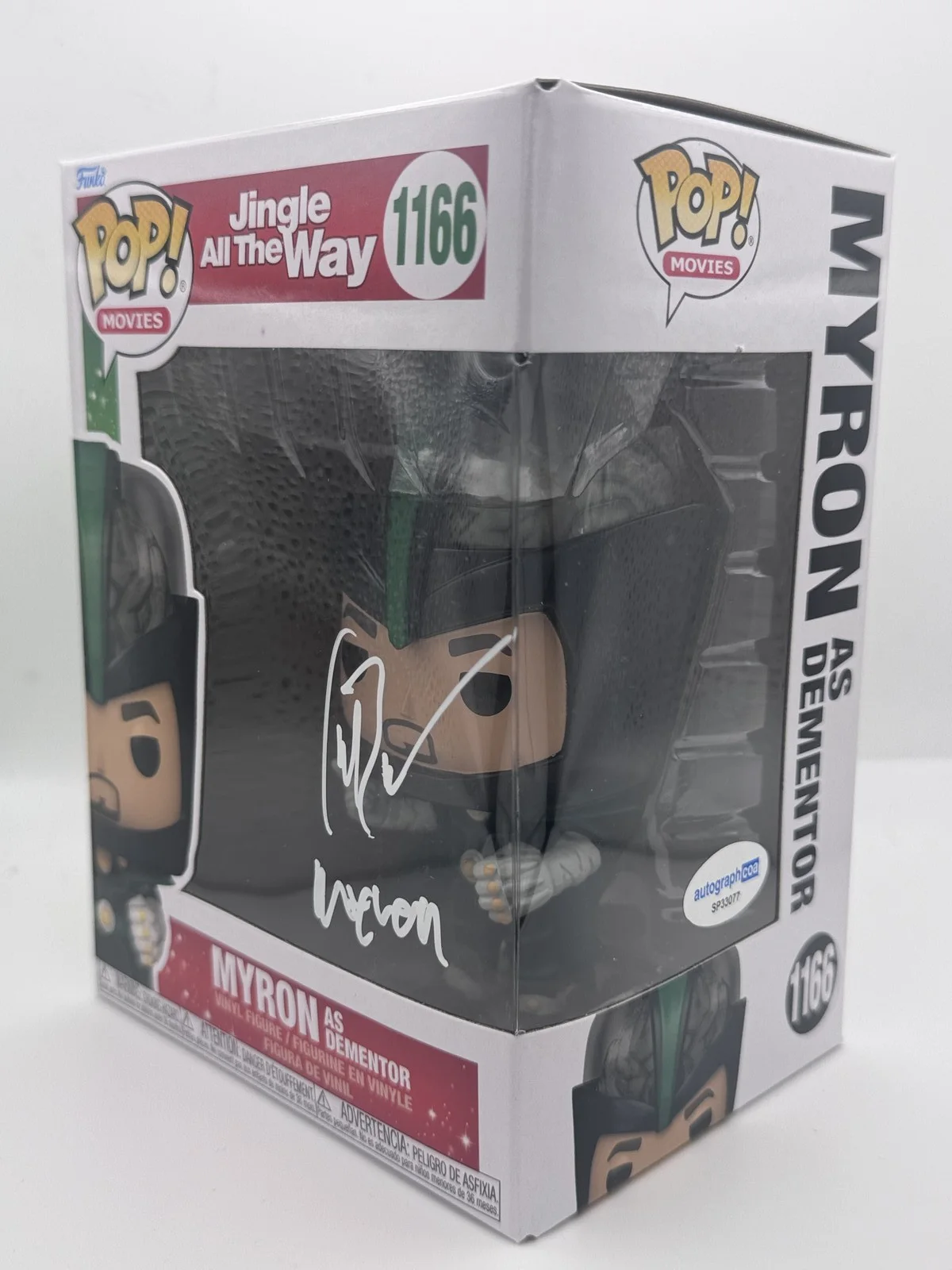 Sinbad — Sinbad "Jingle All the Way" SIGNED 'Myron (as Dementor)' 1166 Funko Pop ACOA, изображение 2