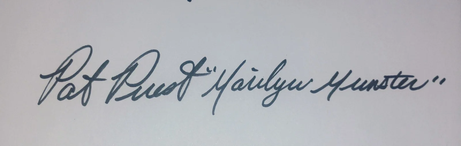 Pat Priest & Butch Patrick Hand Signed The Munsters Script COA - NO US TARIFFS, image 4