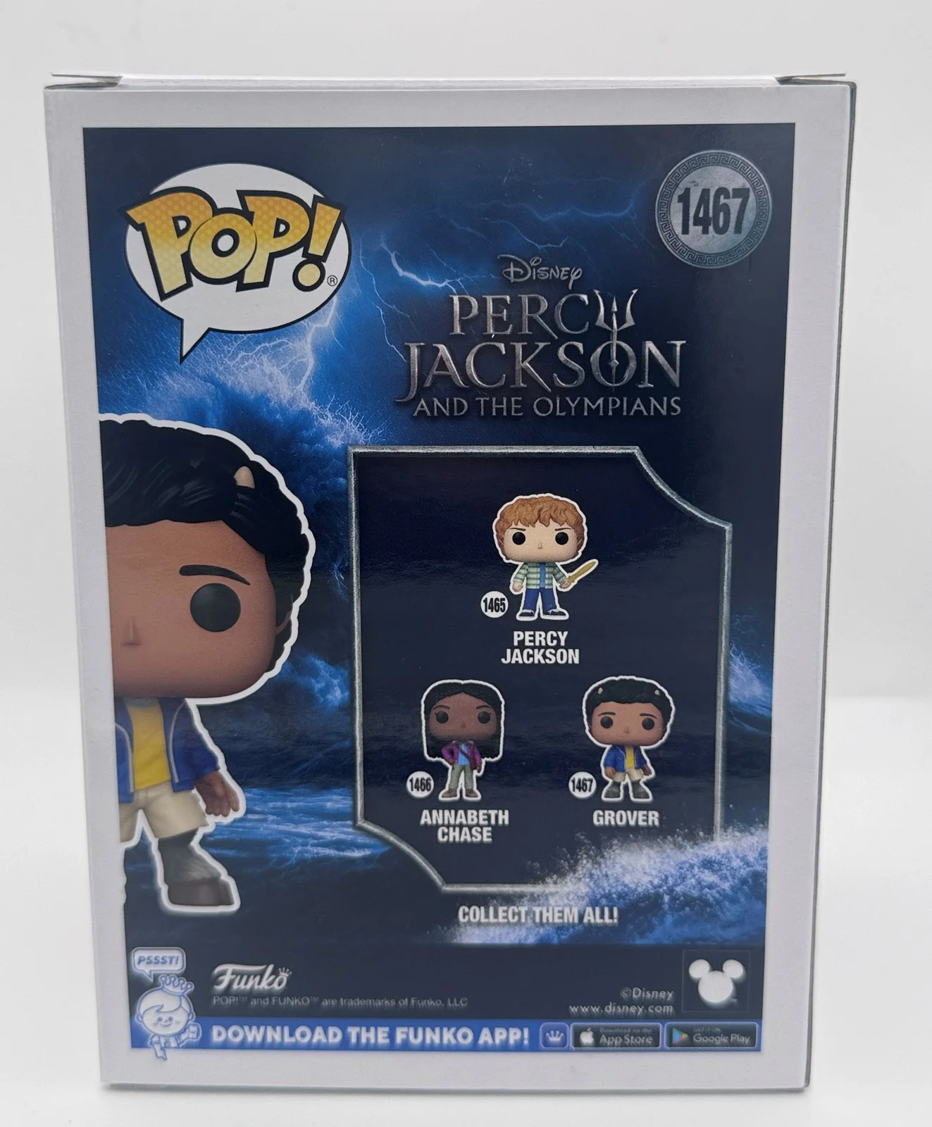 Aryan Simhadri — Aryan Simhadri "Percy Jackson" AUTOGRAPH Signed 'Grover' 1467 Funko Pop ACOA, изображение 4