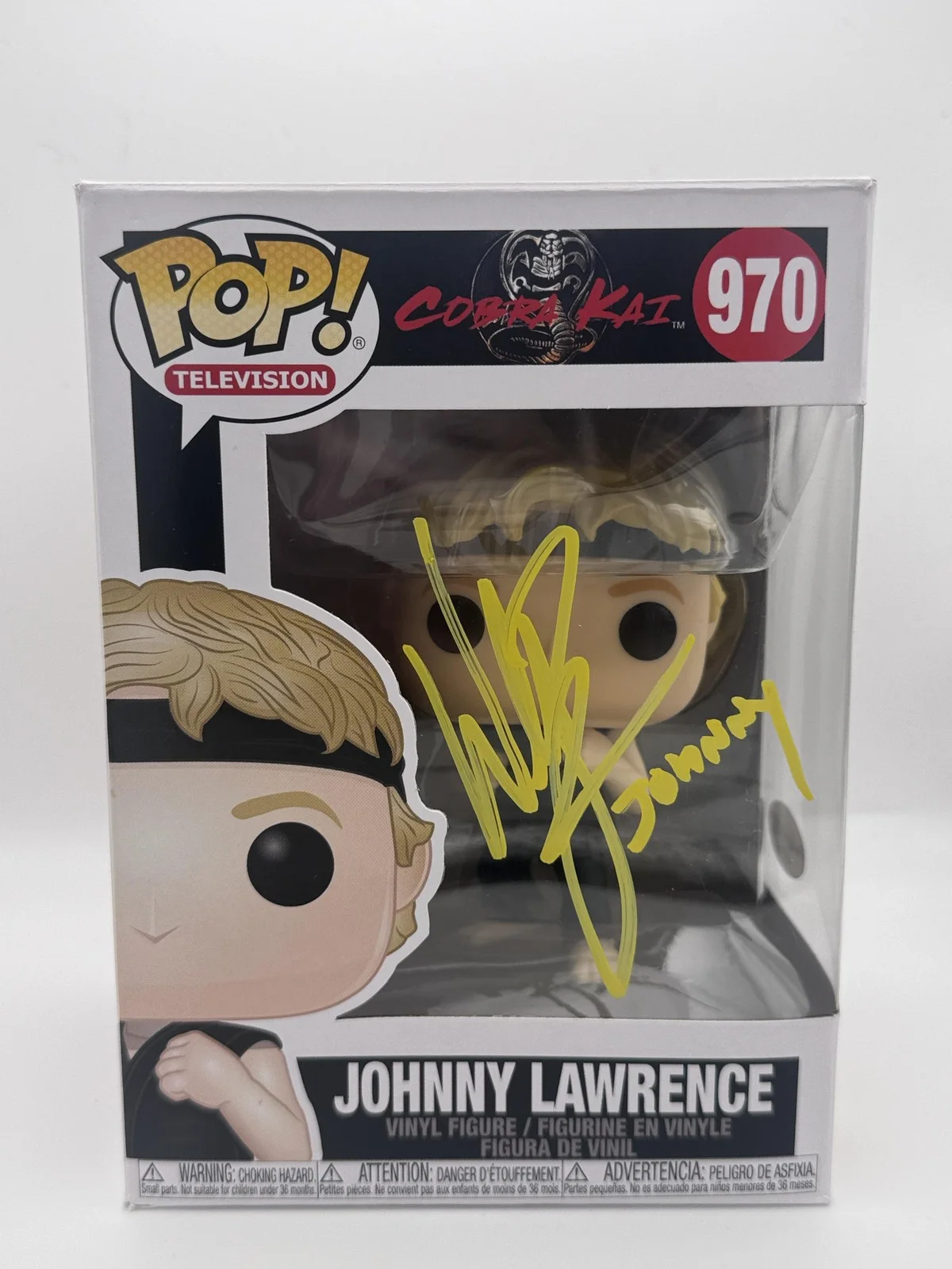 William Zabka — William Zabka "Cobra Kai" AUTOGRAPH Signed 'Johnny' 970 Funko Pop Figure ACOA
