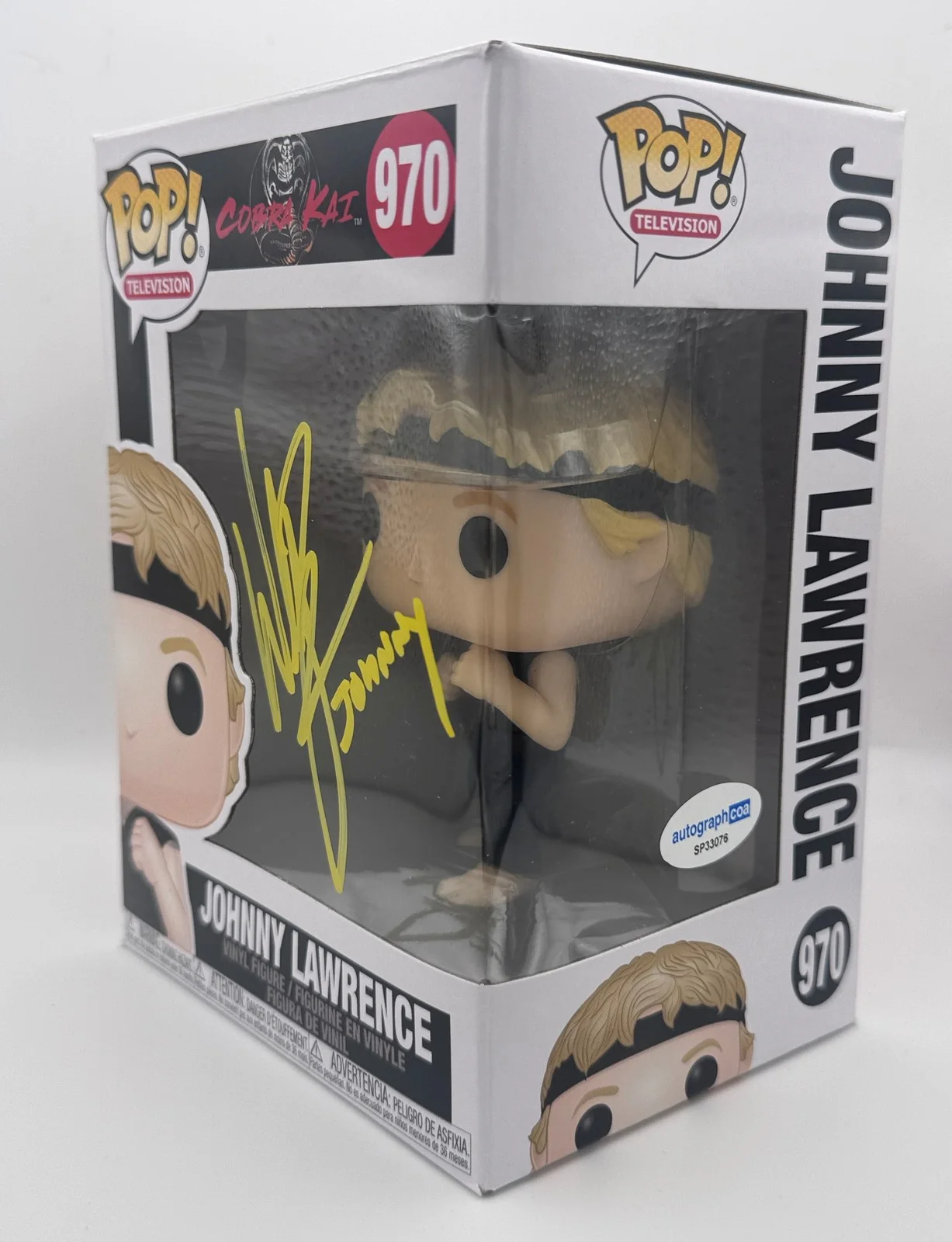 William Zabka — William Zabka "Cobra Kai" AUTOGRAPH Signed 'Johnny' 970 Funko Pop Figure ACOA, изображение 2