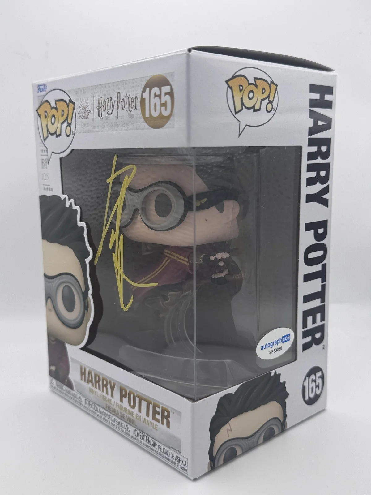 Daniel Radcliffe — Daniel Radcliffe "Harry Potter" AUTOGRAPH Signed Quidditch 165 Funko Pop B ACOA, image 2