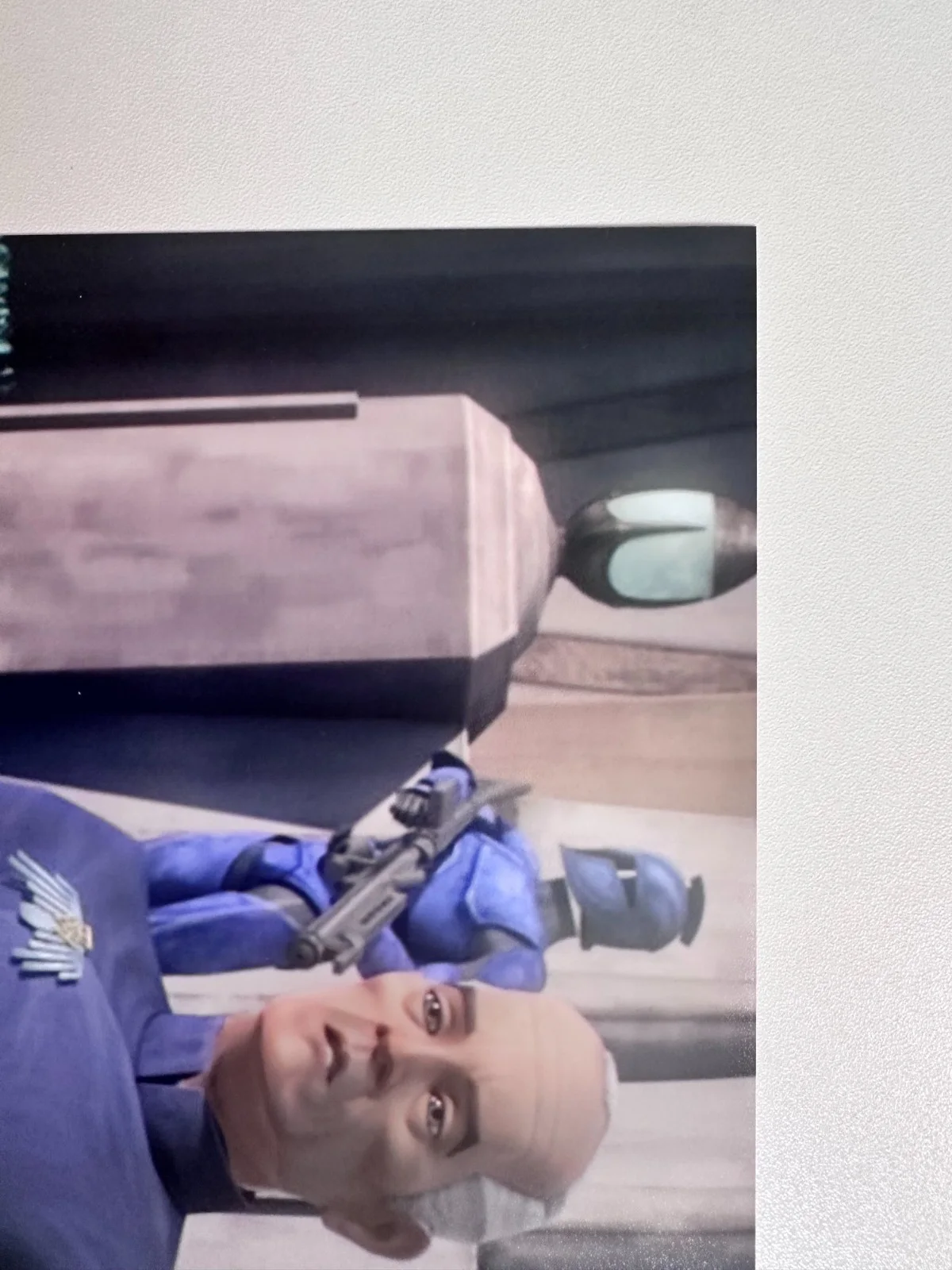 Ian Ruskin — Ian Ruskin Signed 8x10 Star Wars: The Clone Wars Chancellor Valorum Autograph, image 2