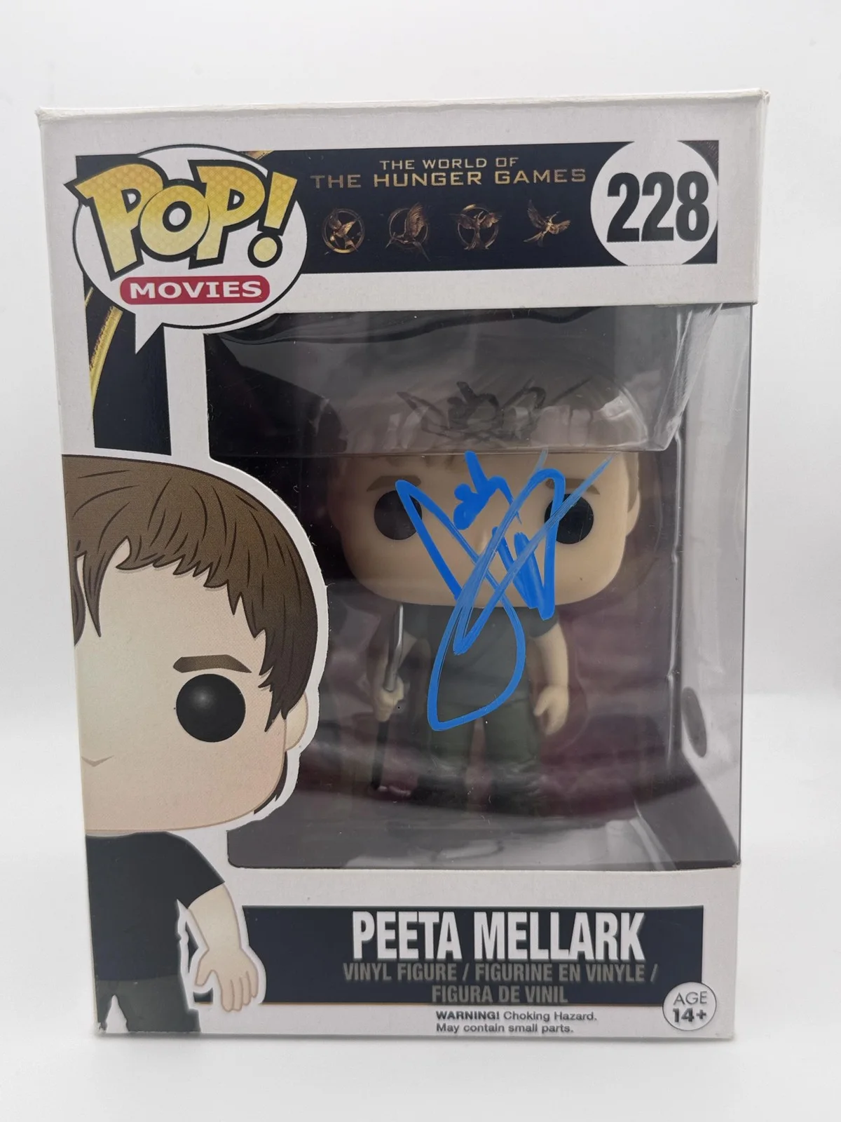 Josh Hutcherson — Josh Hutcherson "The Hunger Games" SIGNED 'Peeta Mellark' 228 Funko Pop ACOA, изображение 2