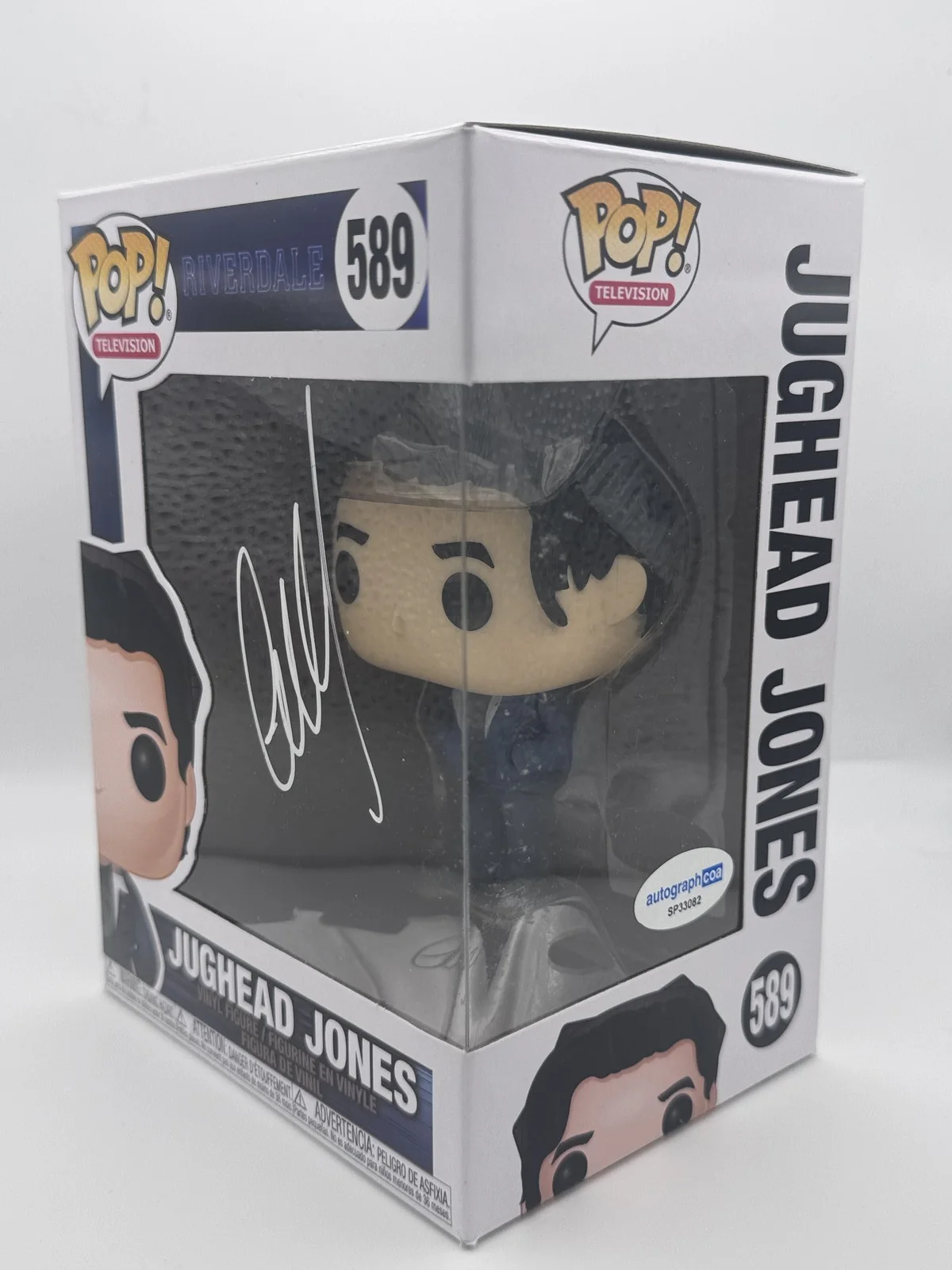 Cole Sprouse — Cole Sprouse "Riverdale" AUTOGRAPH Signed 'Jughead Jones' 589 Funko Pop ACOA, изображение 2